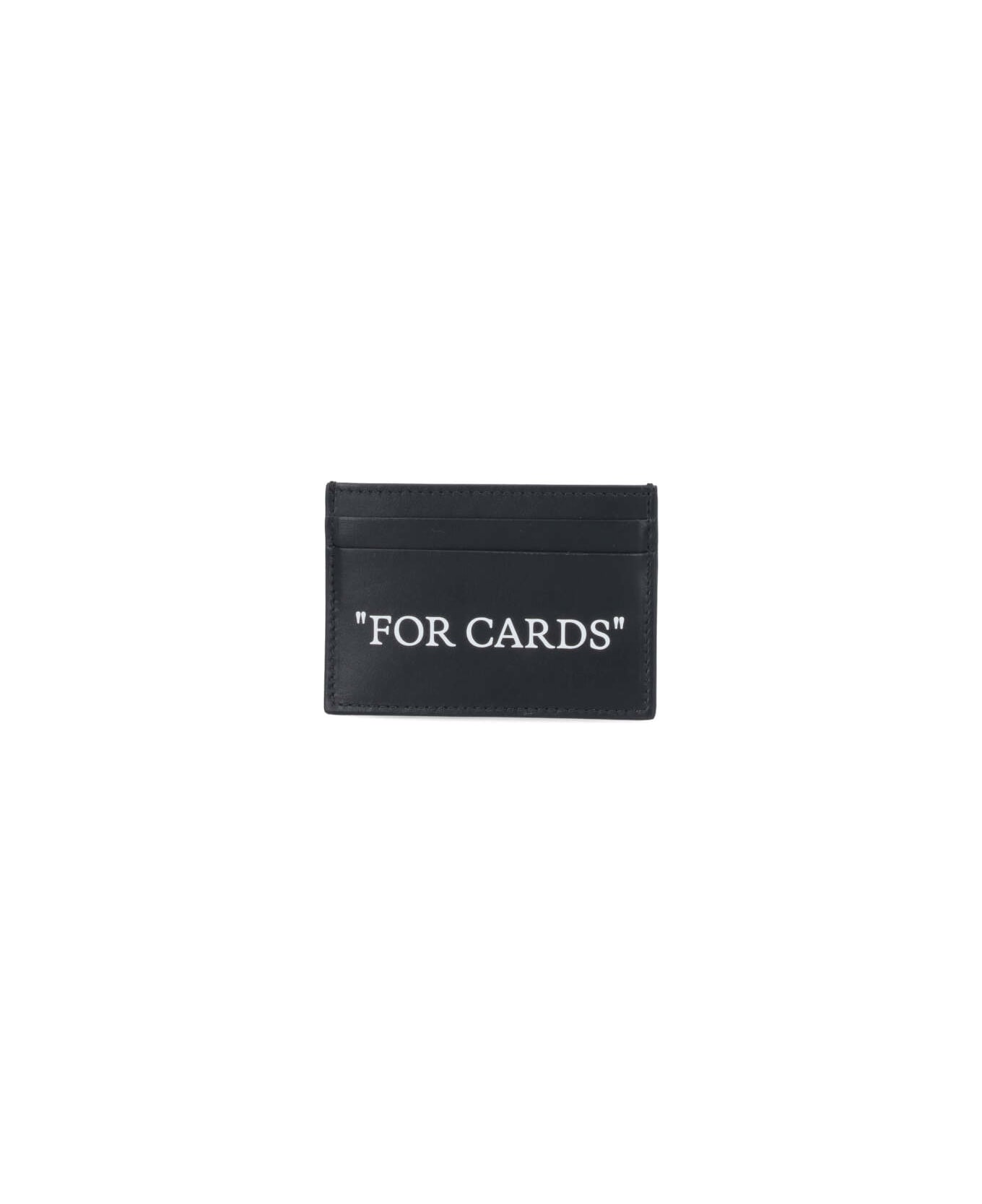 Off-White 
for Cards
 Logo Card Holder - Black