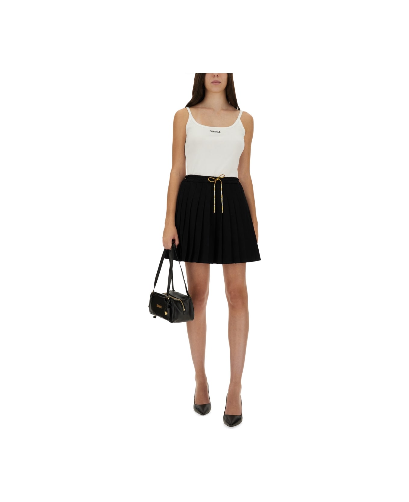 Versace Cotton Skirt - BLACK