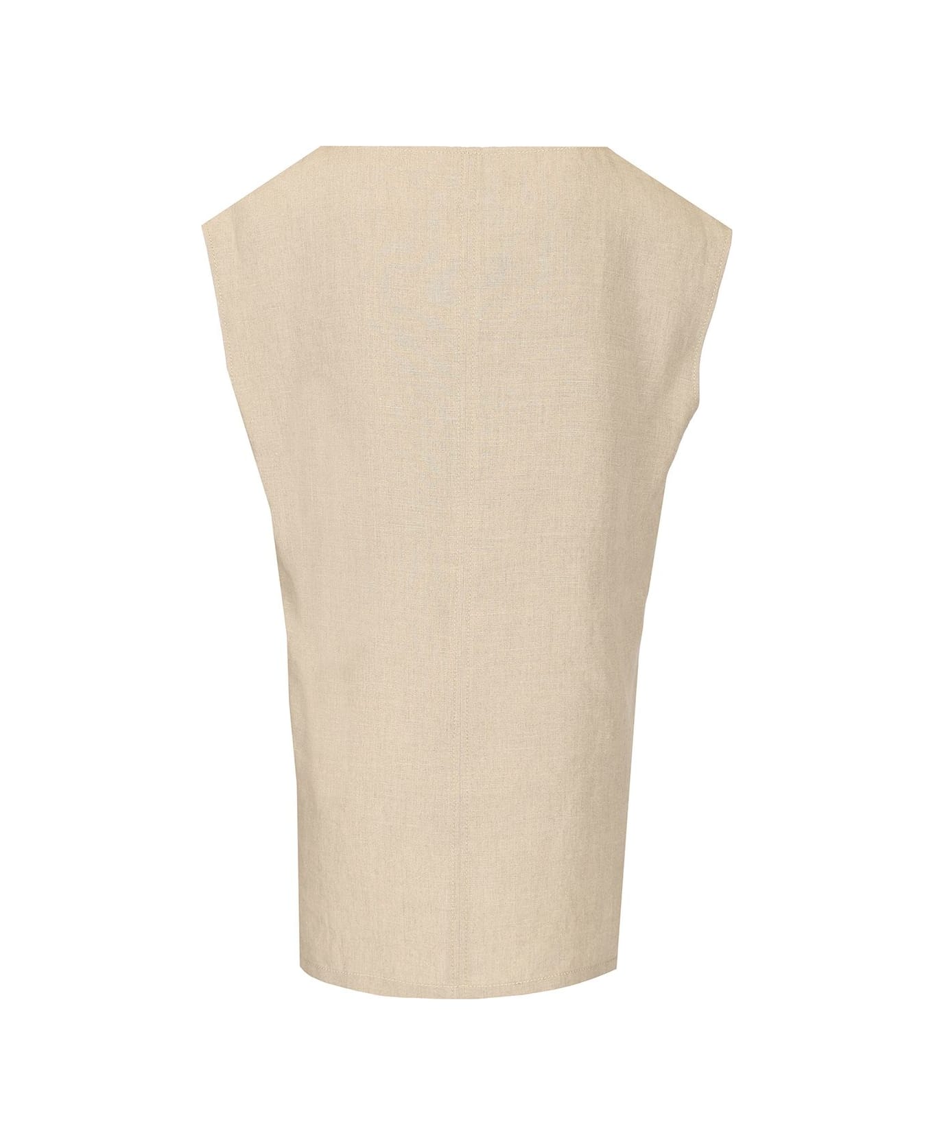 'colimbo' Linen Top - Thumbnail 3