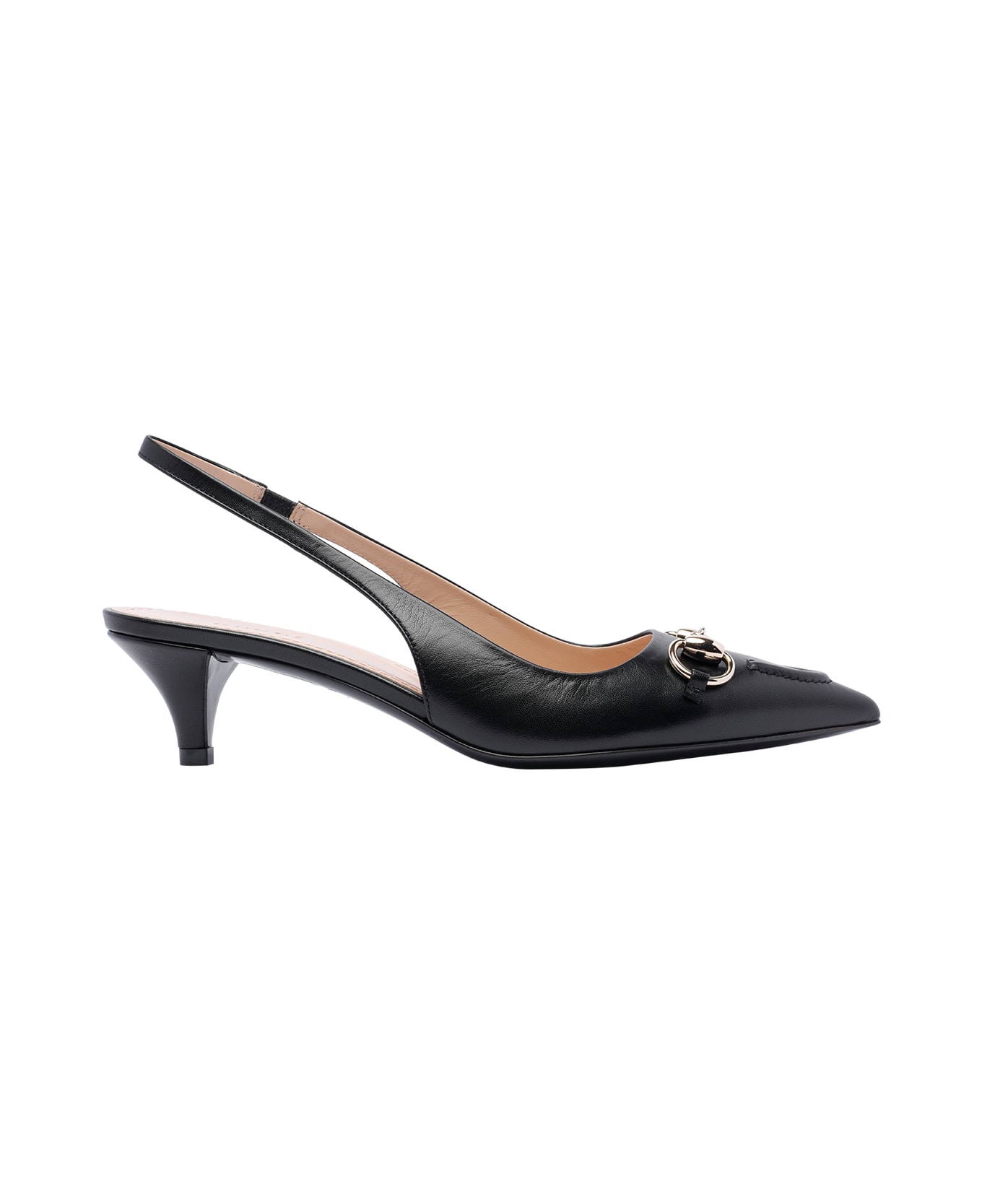 Gucci Horsebit Slingback - Black
