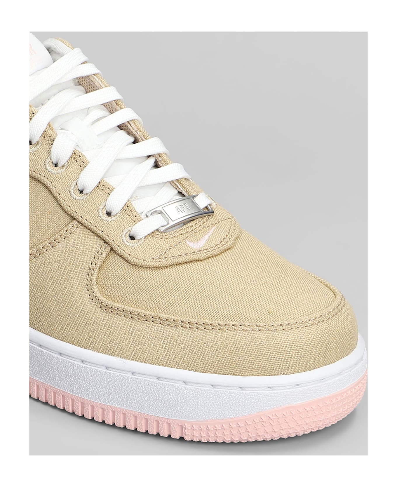Nike Air Force 1 Retro Ll Sneakers In Beige Canvas - beige