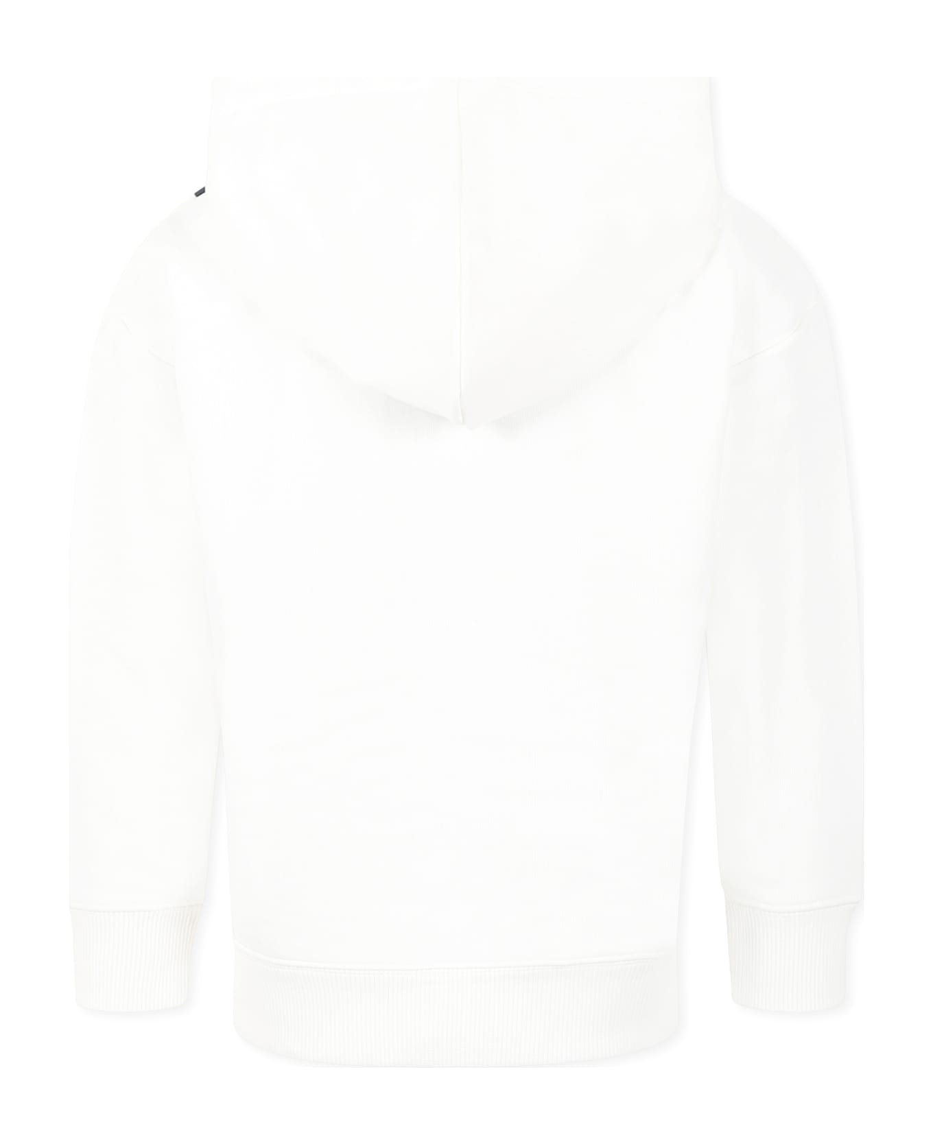 Marc Jacobs White Sweatshirt For Girl With Bag Print - White