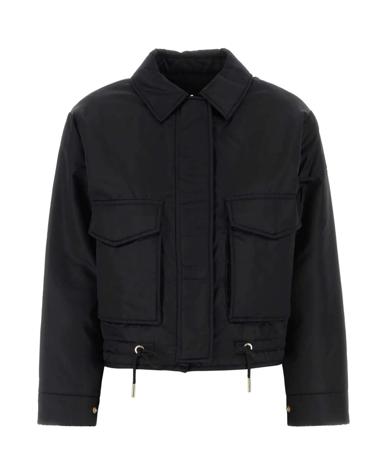 Michael Kors Black Nylon Down Jacket - BLACK