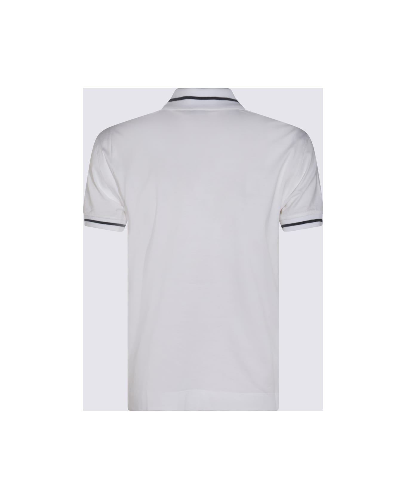 Brunello Cucinelli White Cotton Polo Shirt - White