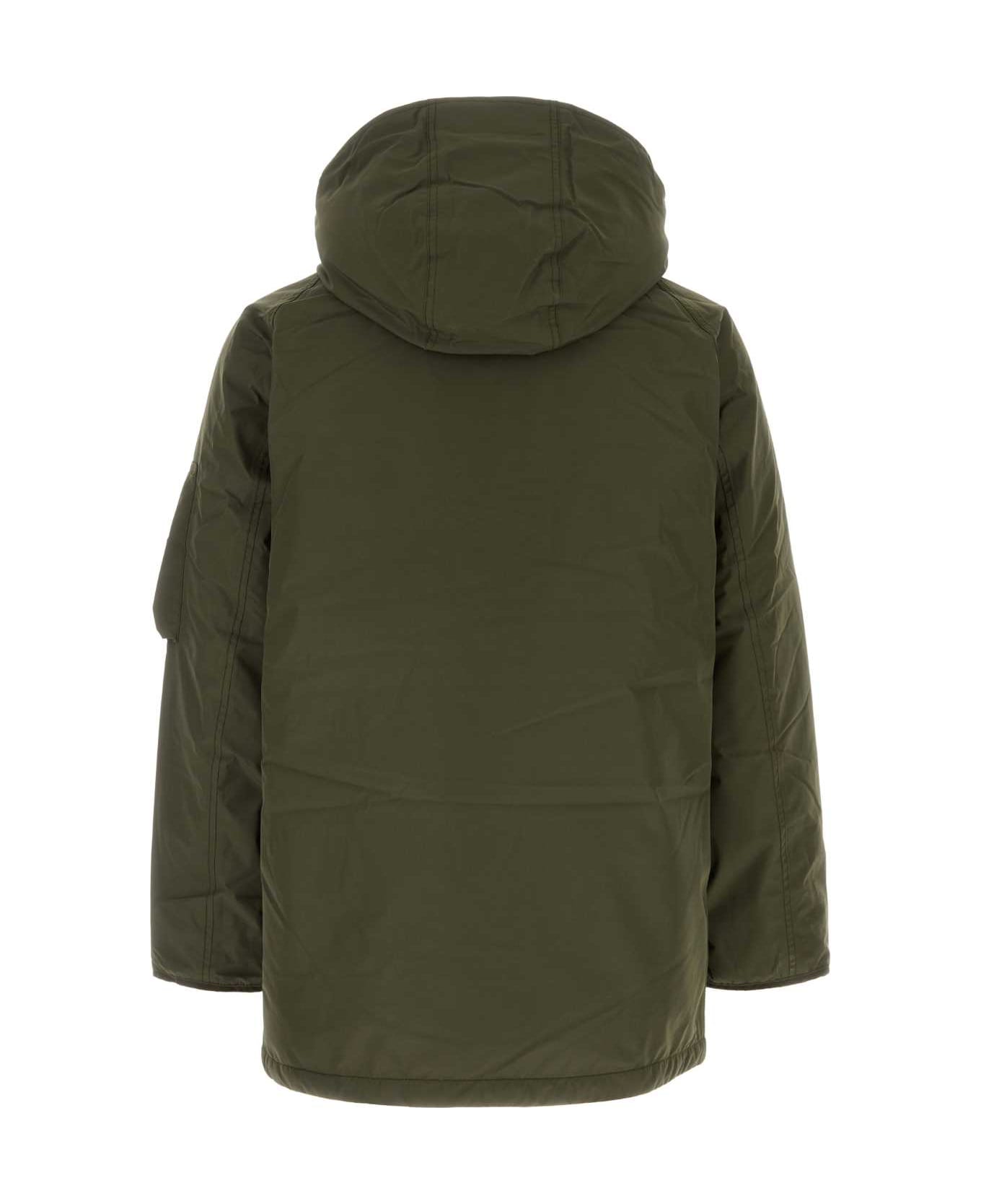 Nanamica Army Green Polyester Down Jacket - KHAKIGREEN