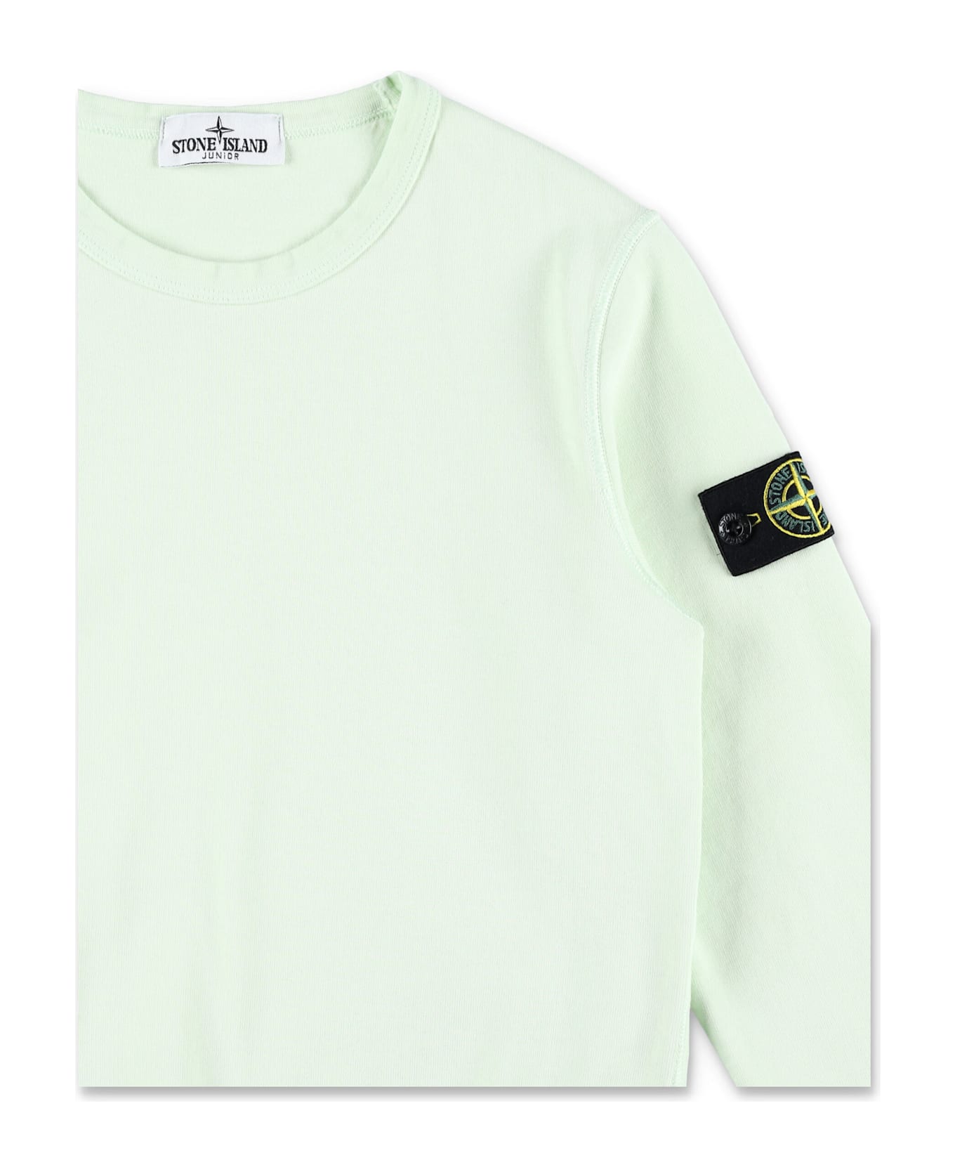 Stone Island Junior Kid - Crewneck Sweatshirt - CLOROPHIL