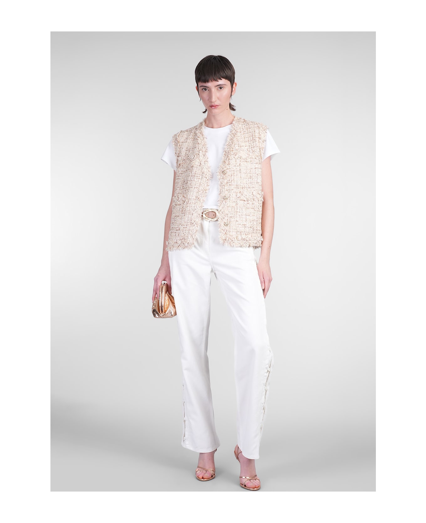 IRO Maryus Jeans In White Cotton - white