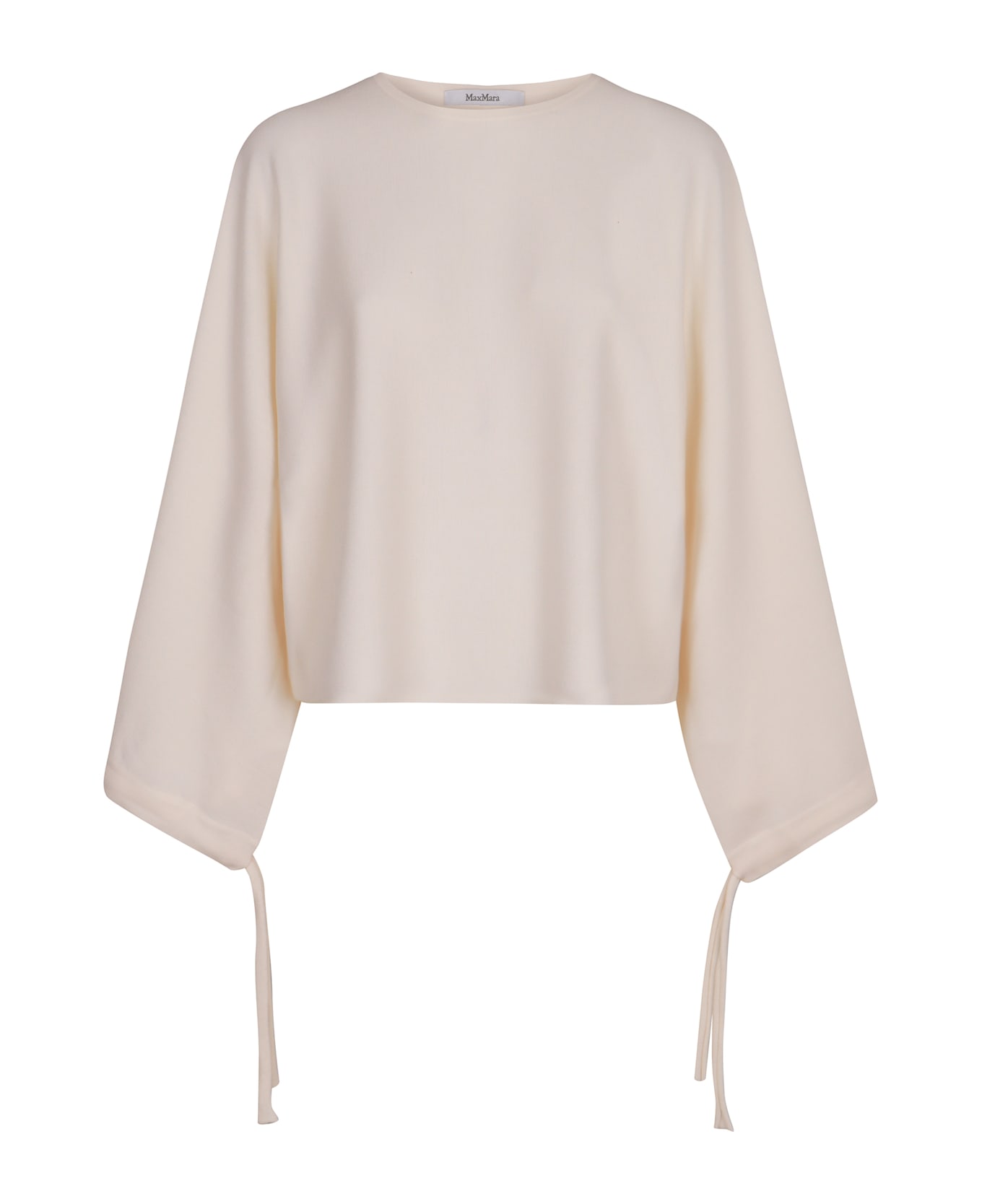 Max Mara Frais Fine-knit Sweater - White