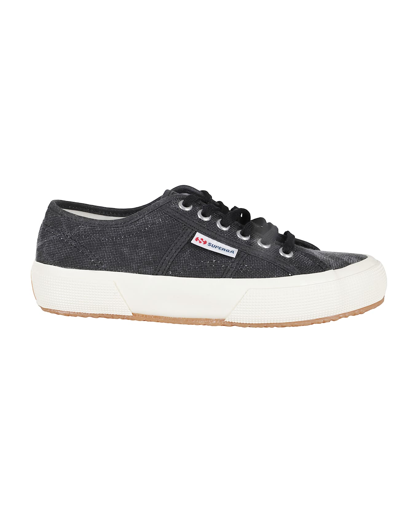 Superga 2750 Og Washed Cotton - Black Washed Off White Axp