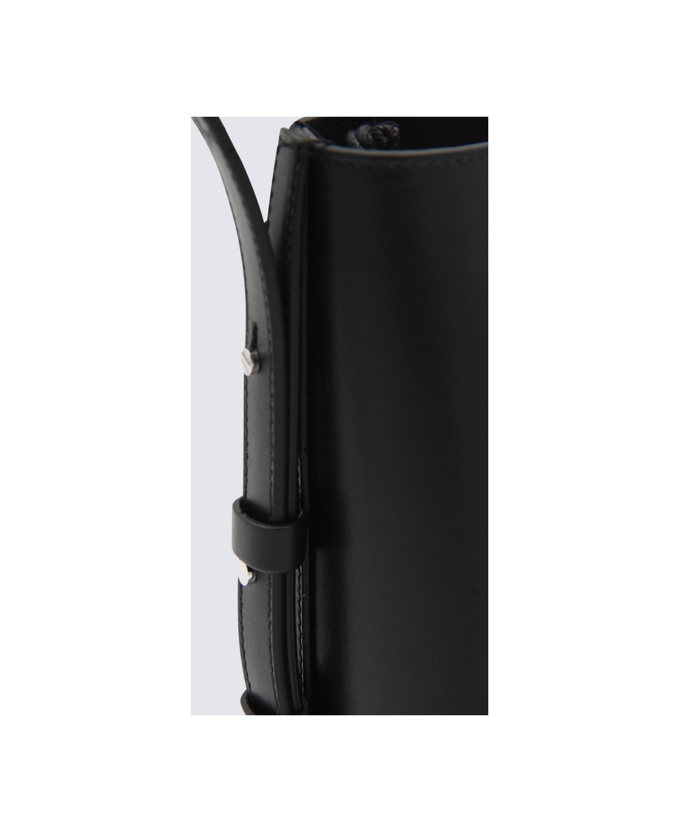 Aesther Ekme Black Leather Demi Lune Shoulder Bag - Black