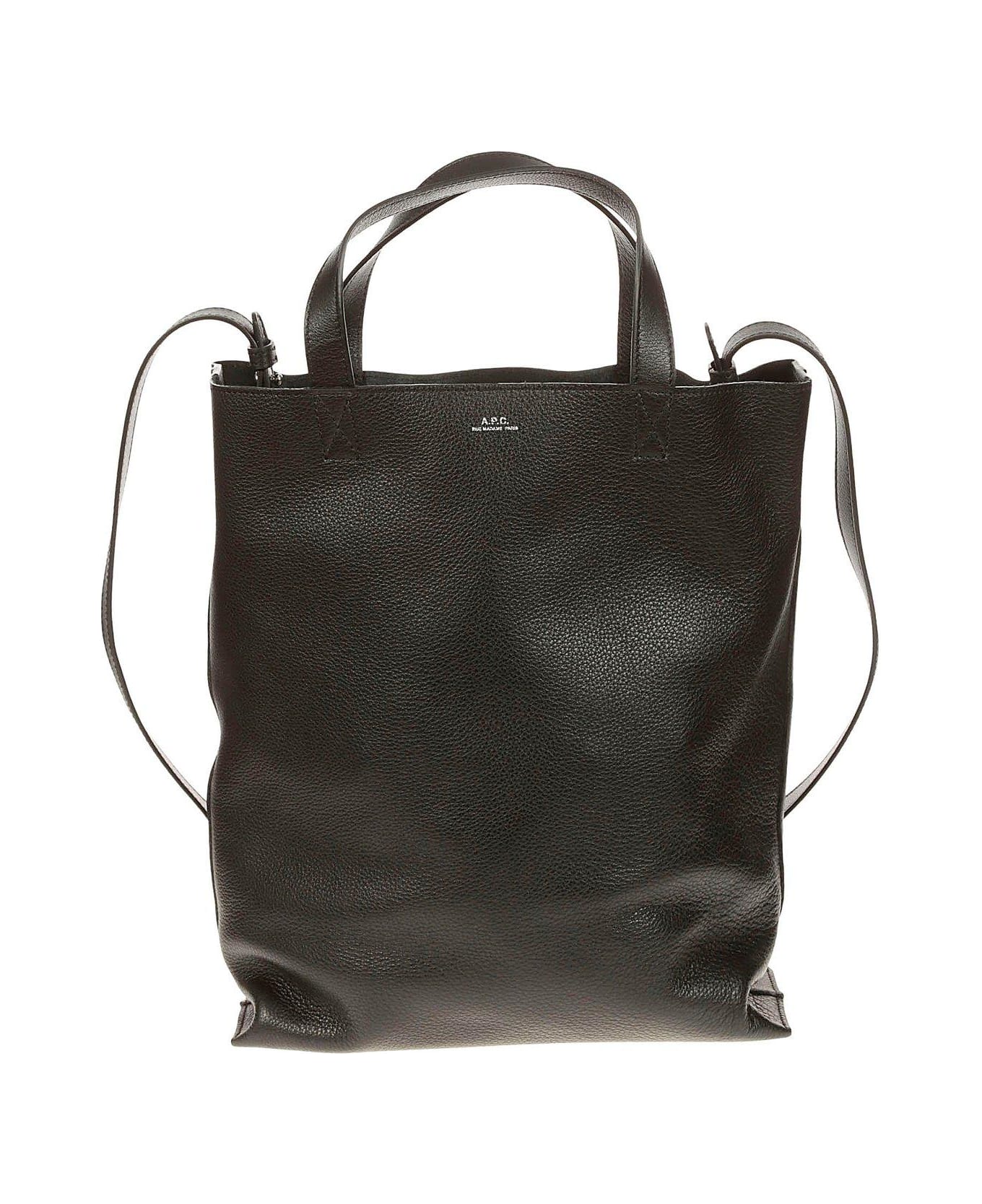 A.P.C. Maiko Medium Hand Bag - BLACK