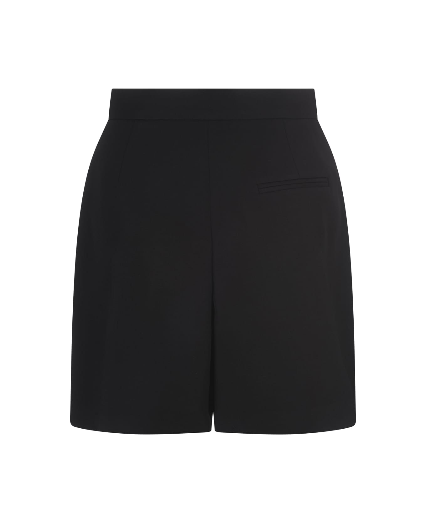 Alexander McQueen Wool Shorts With Front Zips - Nero