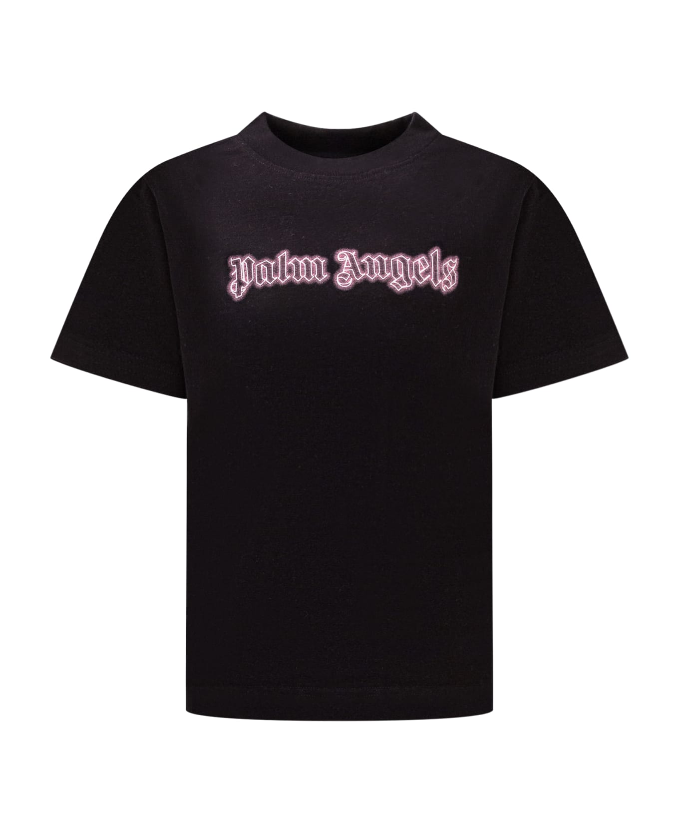 Palm Angels Neon Logo T-shirt - BLACK Tシャツ＆ポロシャツ
