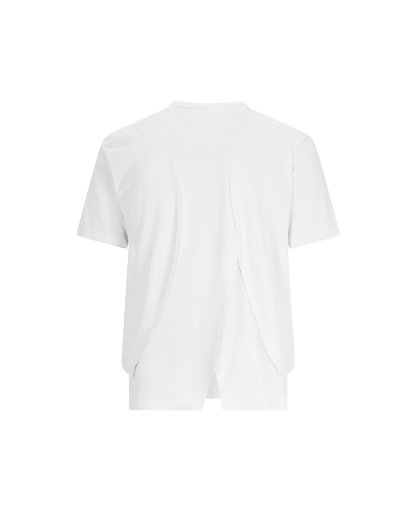 Comme Des Garçons Homme Plus Asymmetric T-shirt - White