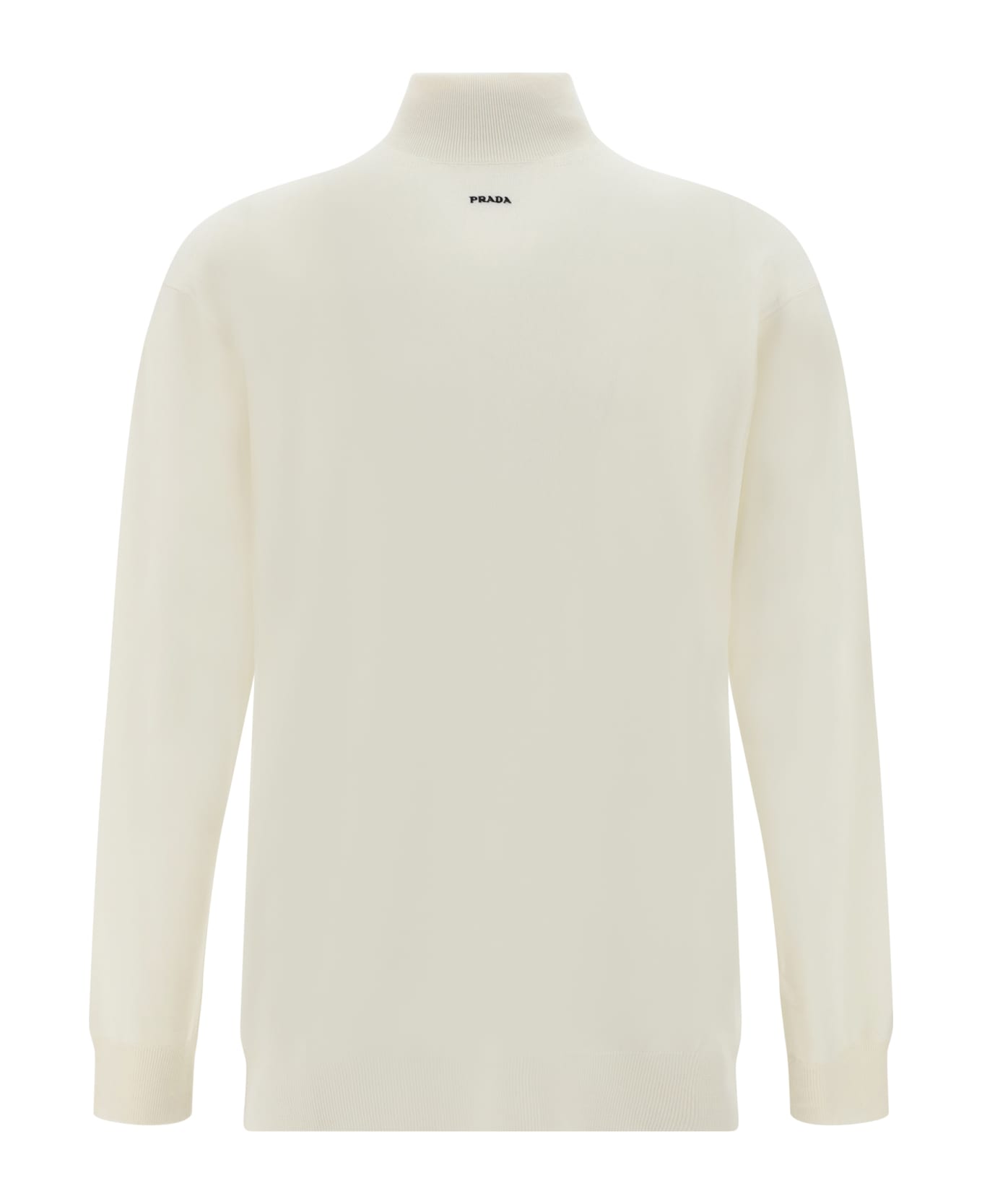 Prada Turtleneck Sweater - Bianco
