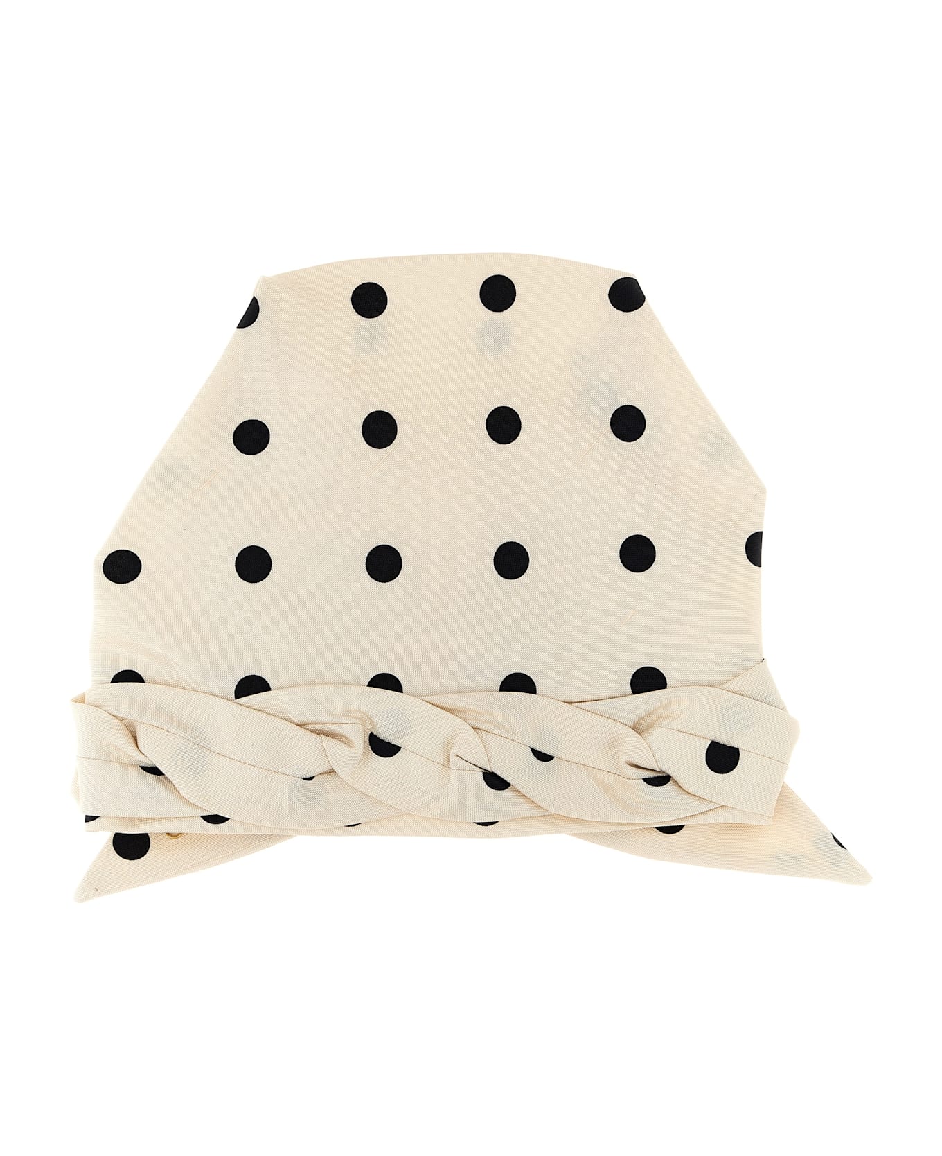Valentino Garavani 
vlogo
 Silk Turban - White/Black