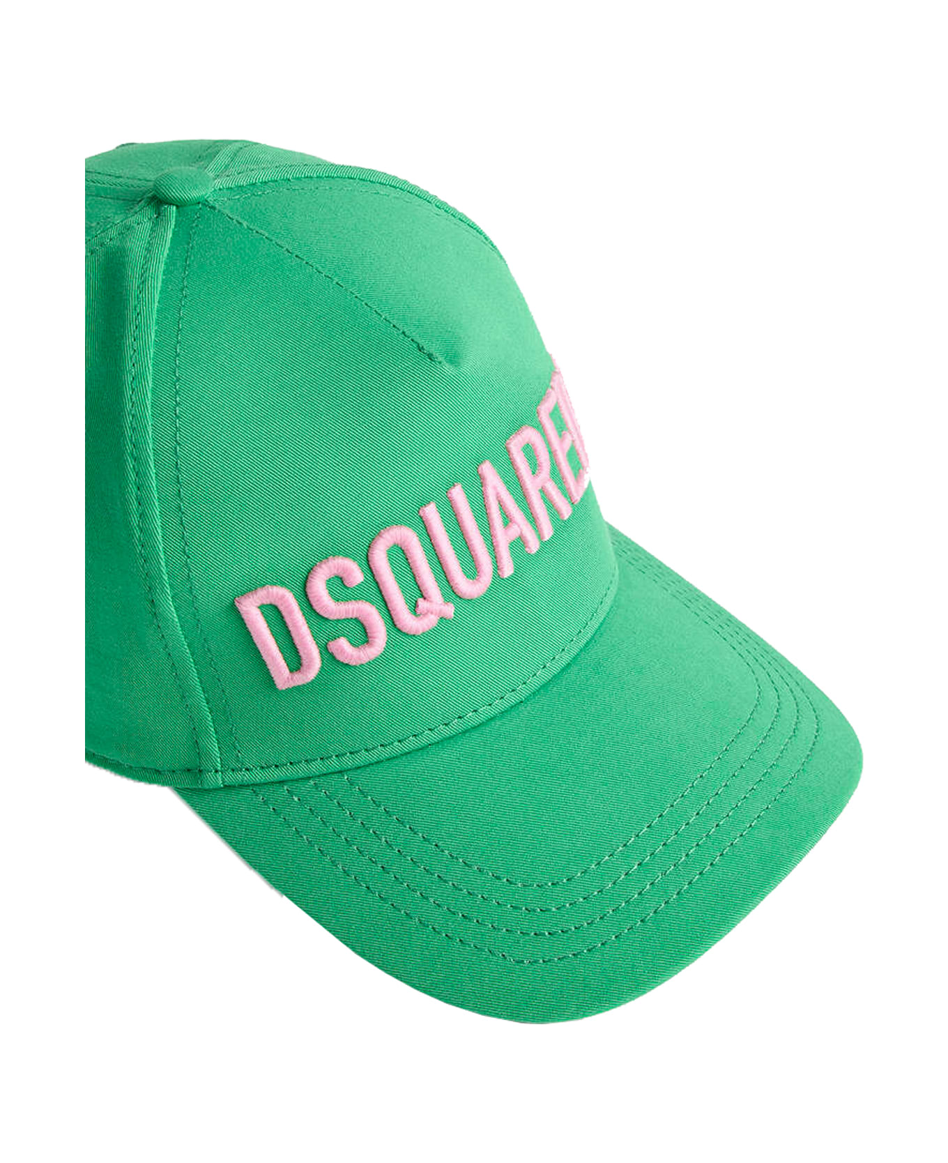 Dsquared2 Logo Embroidered Baseball Cap - Verde