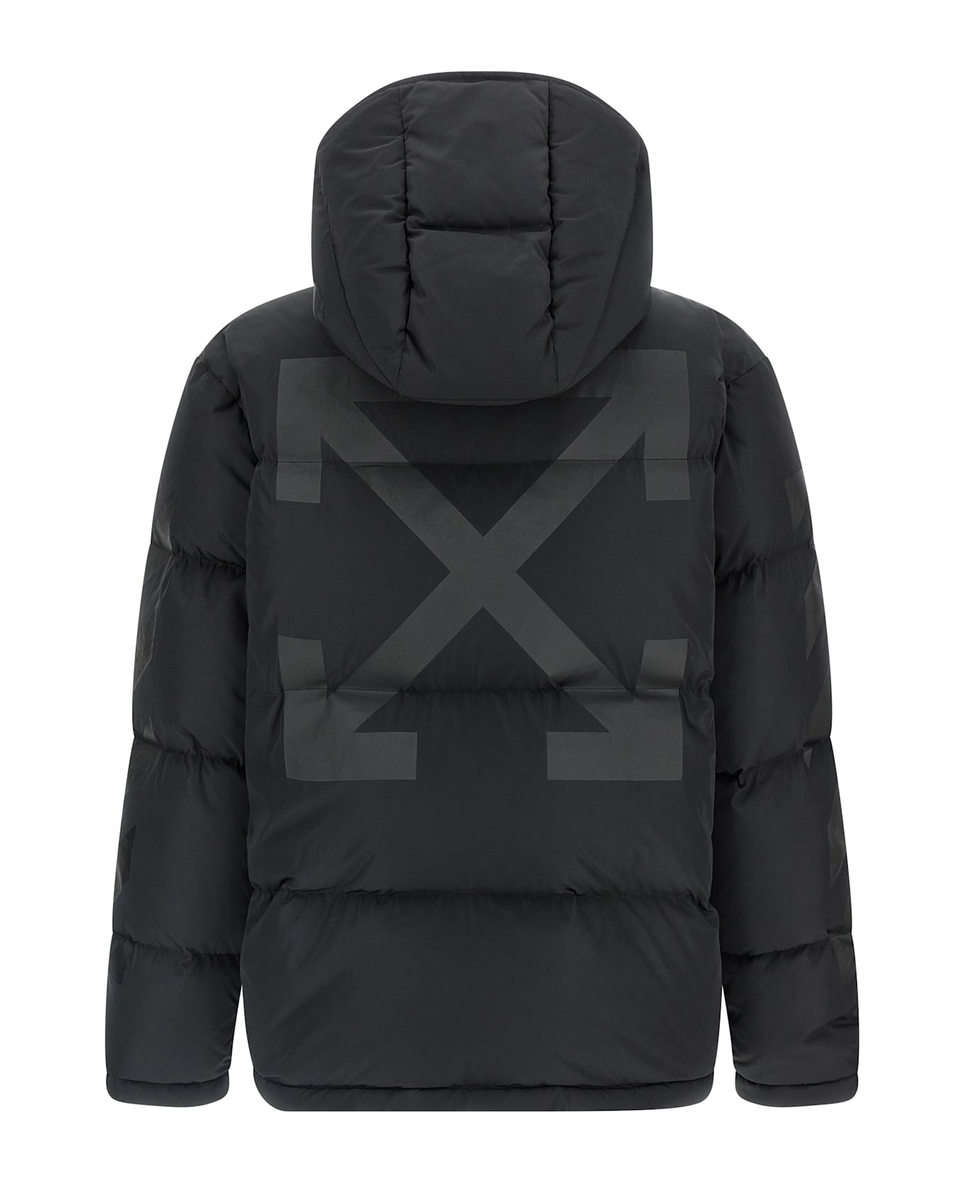 Off-White 
diagonal Arrow
 Down Jacket - Black  