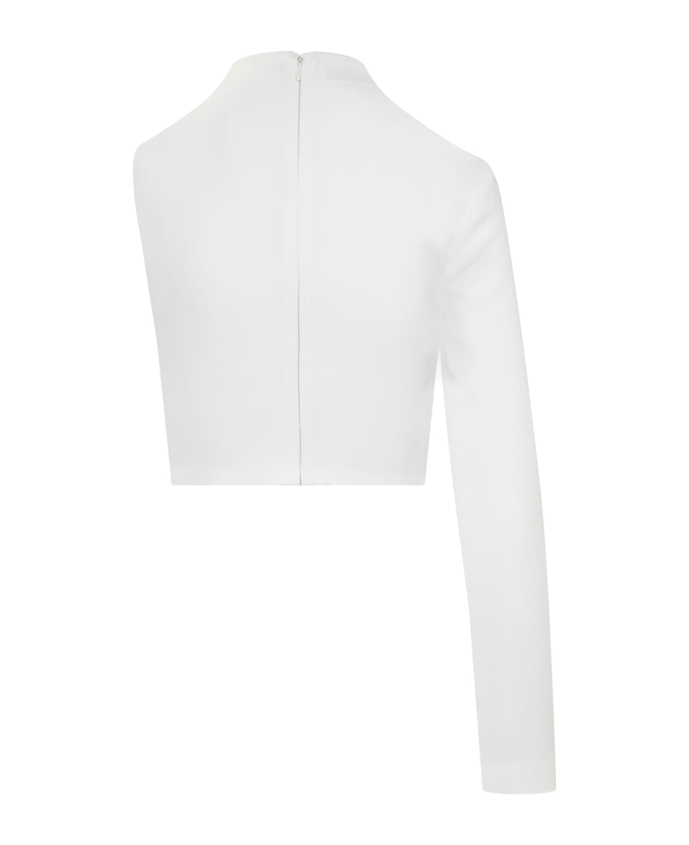 Monot Circle Cut-out Top - WHITE トップス