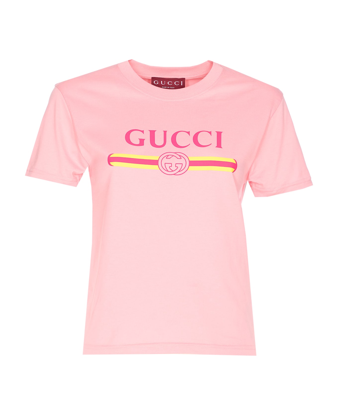 Gucci Incrocio Print T-shirt - Pink