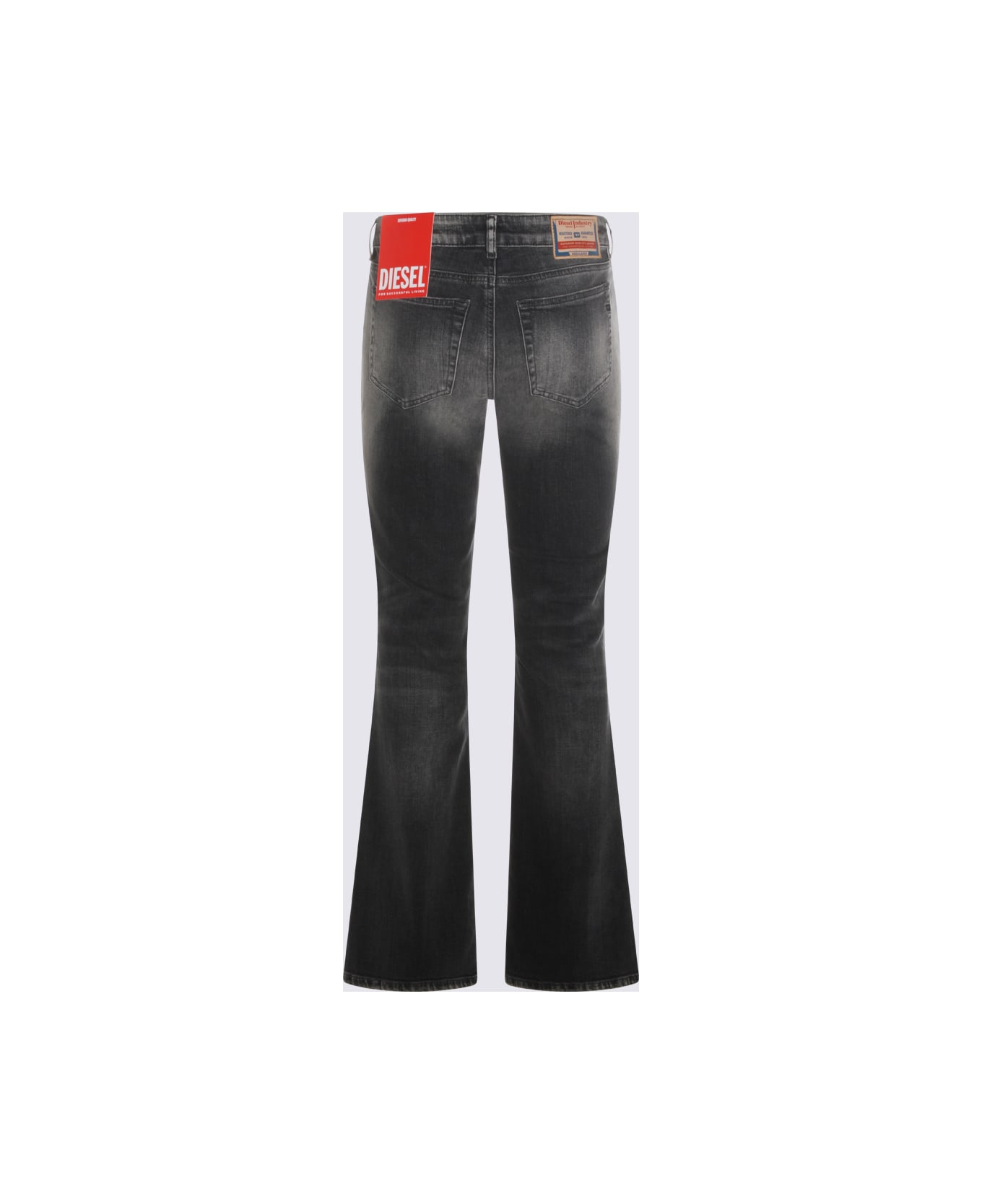 Diesel Black Cotton Jeans - Black