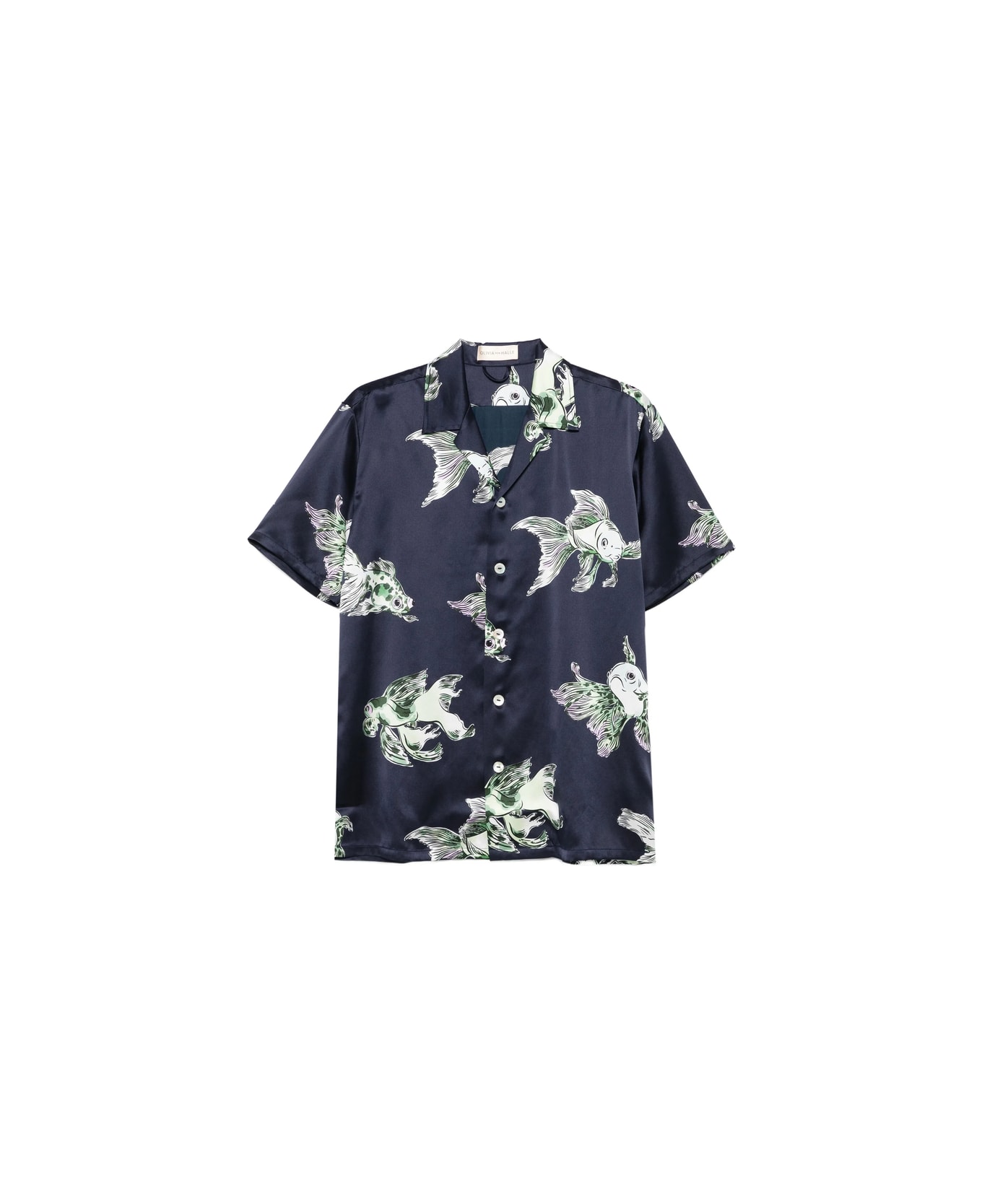 Olivia Von Halle Jumpsuit - BLUE/WHITE