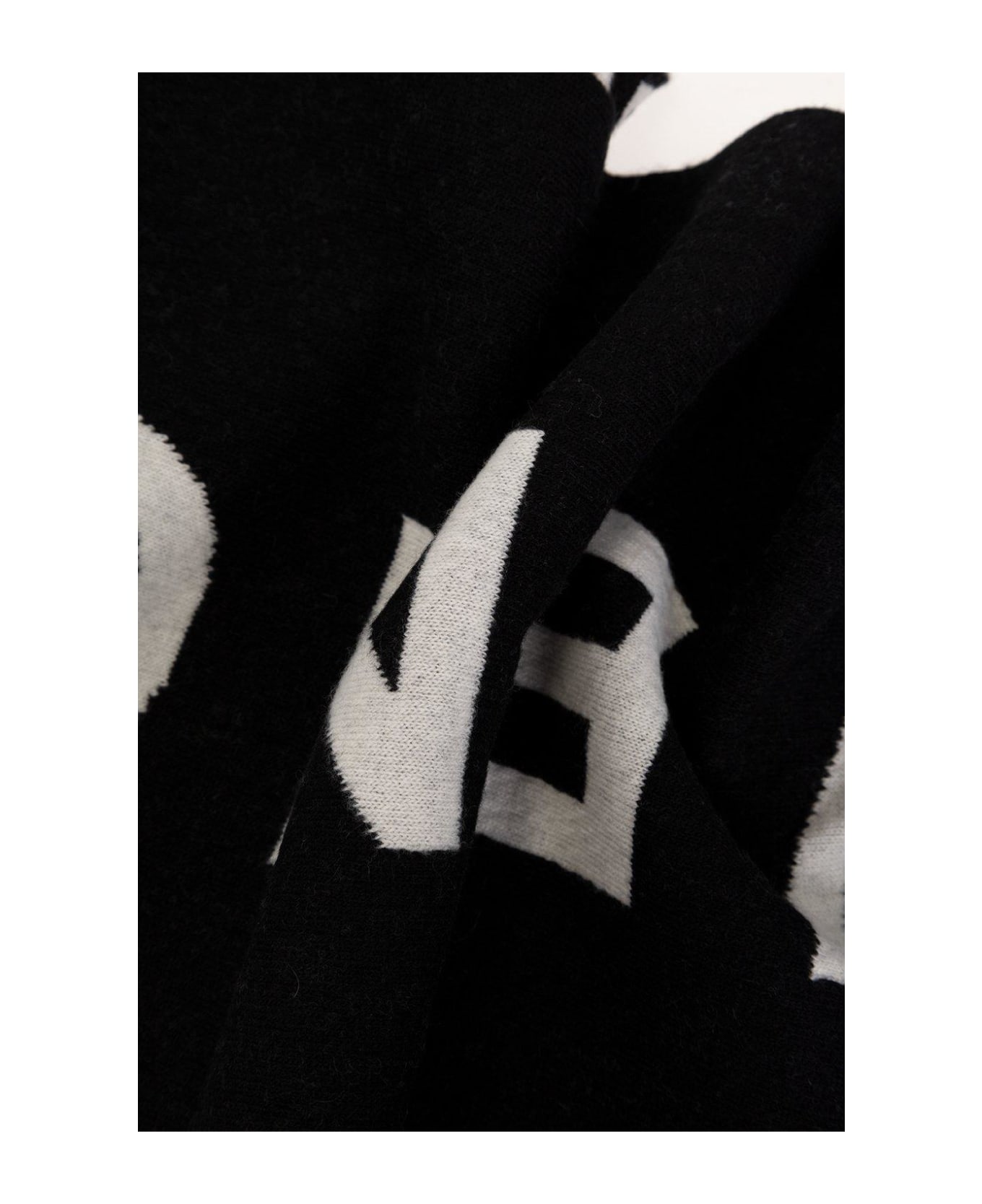 Givenchy Reversible Logo-intarsia Knitted Scarf