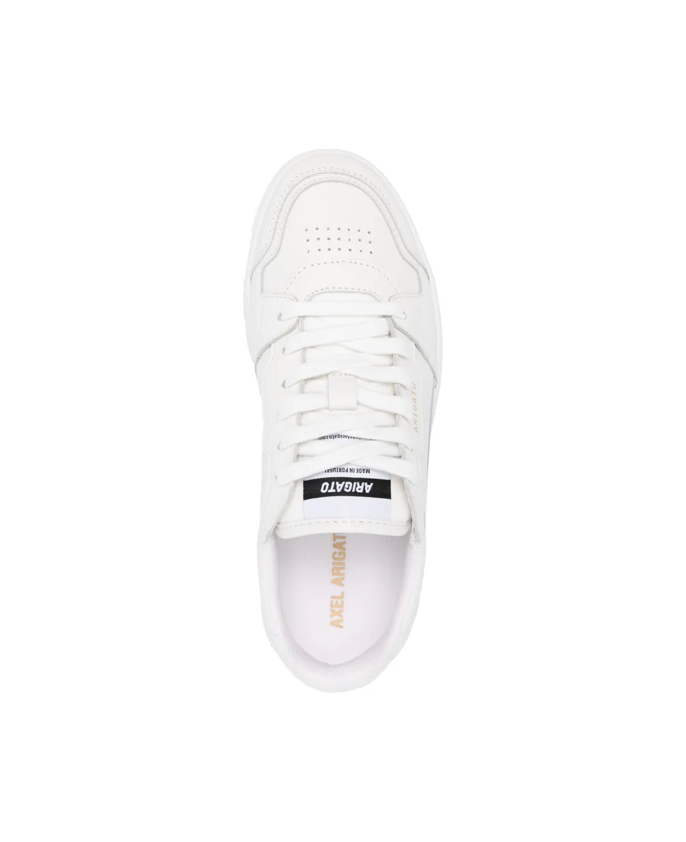 Axel Arigato Dice Lo Leather Sneakers - WHITE/WHITE
