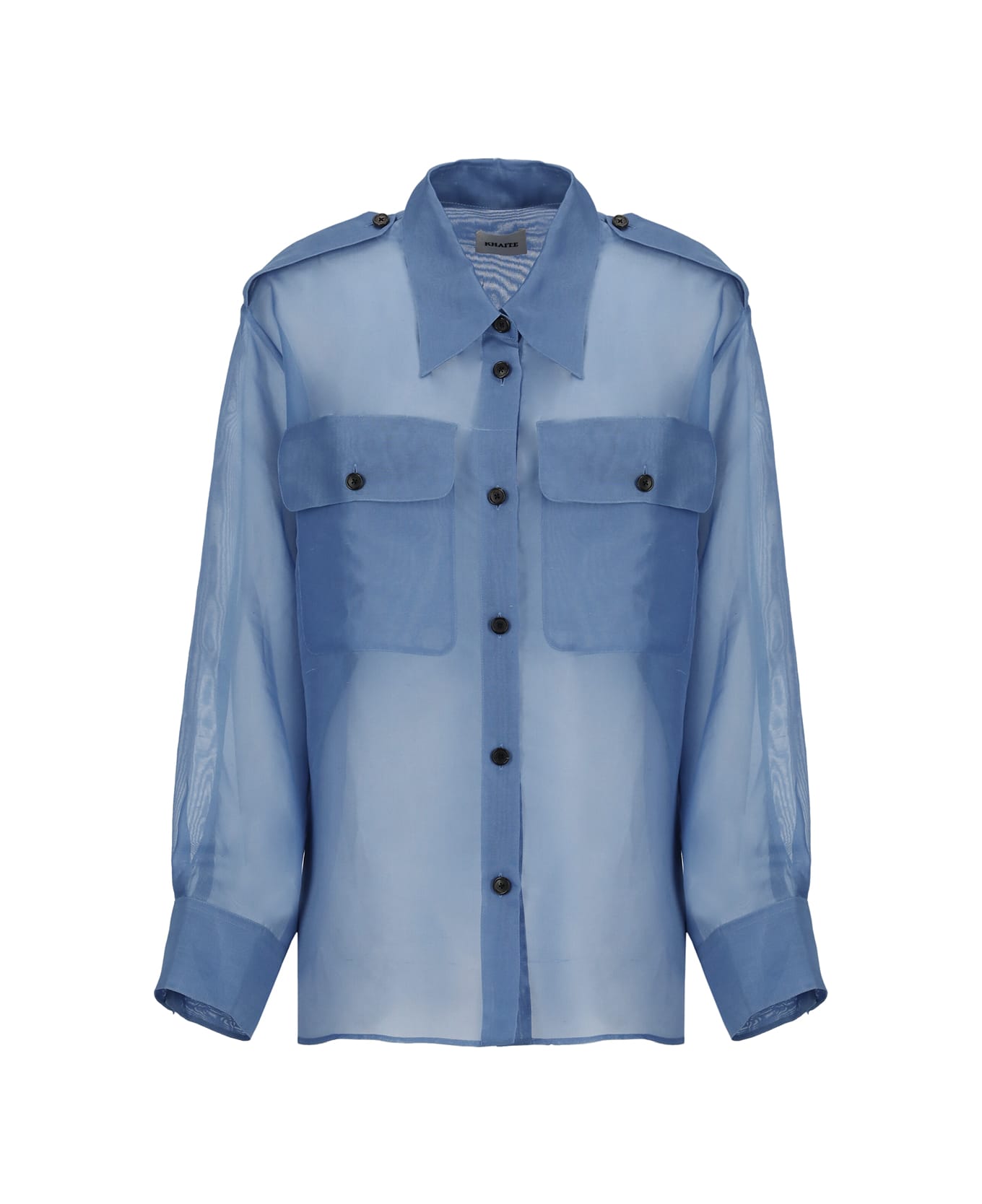 Khaite Silk Shirt - Blue