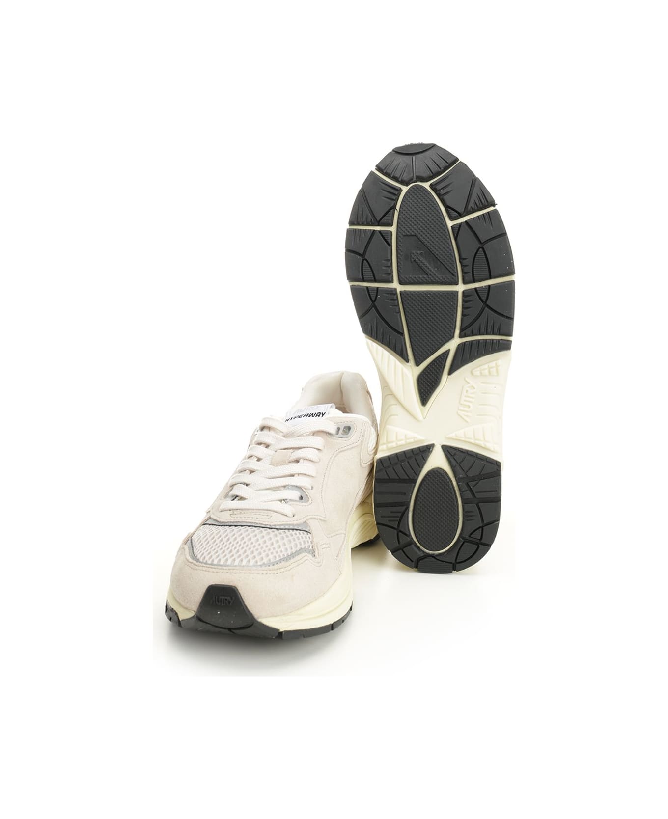Autry 'hyperway' Sneakers - Sand/silv
