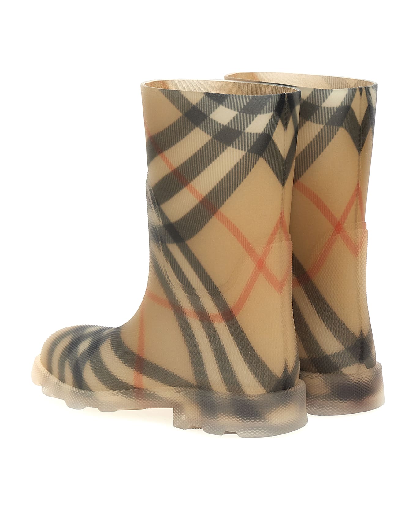 Burberry 'marsh' Rain Boots - Beige