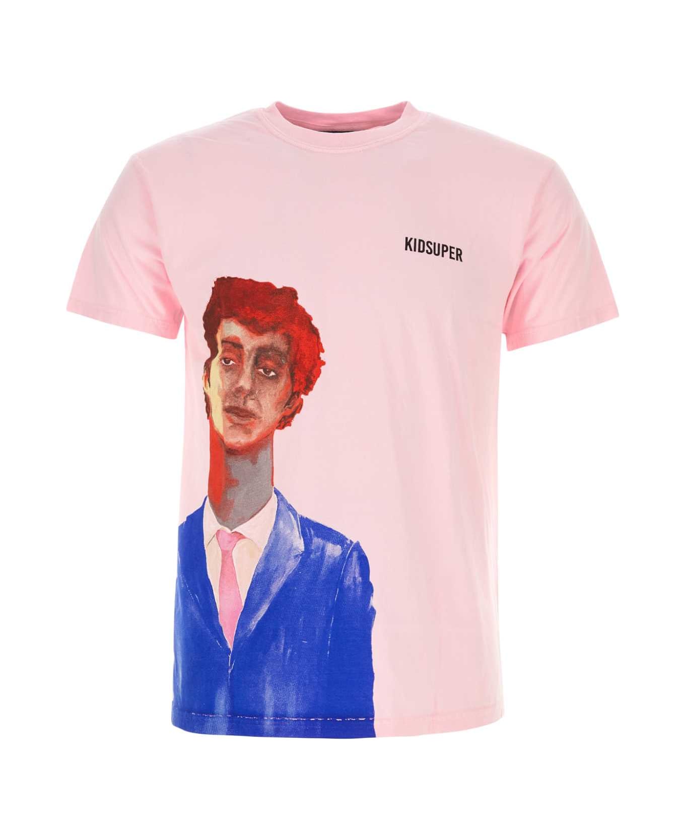 Kidsuper Pink Cotton T-shirt - ABOYPINK シャツ
