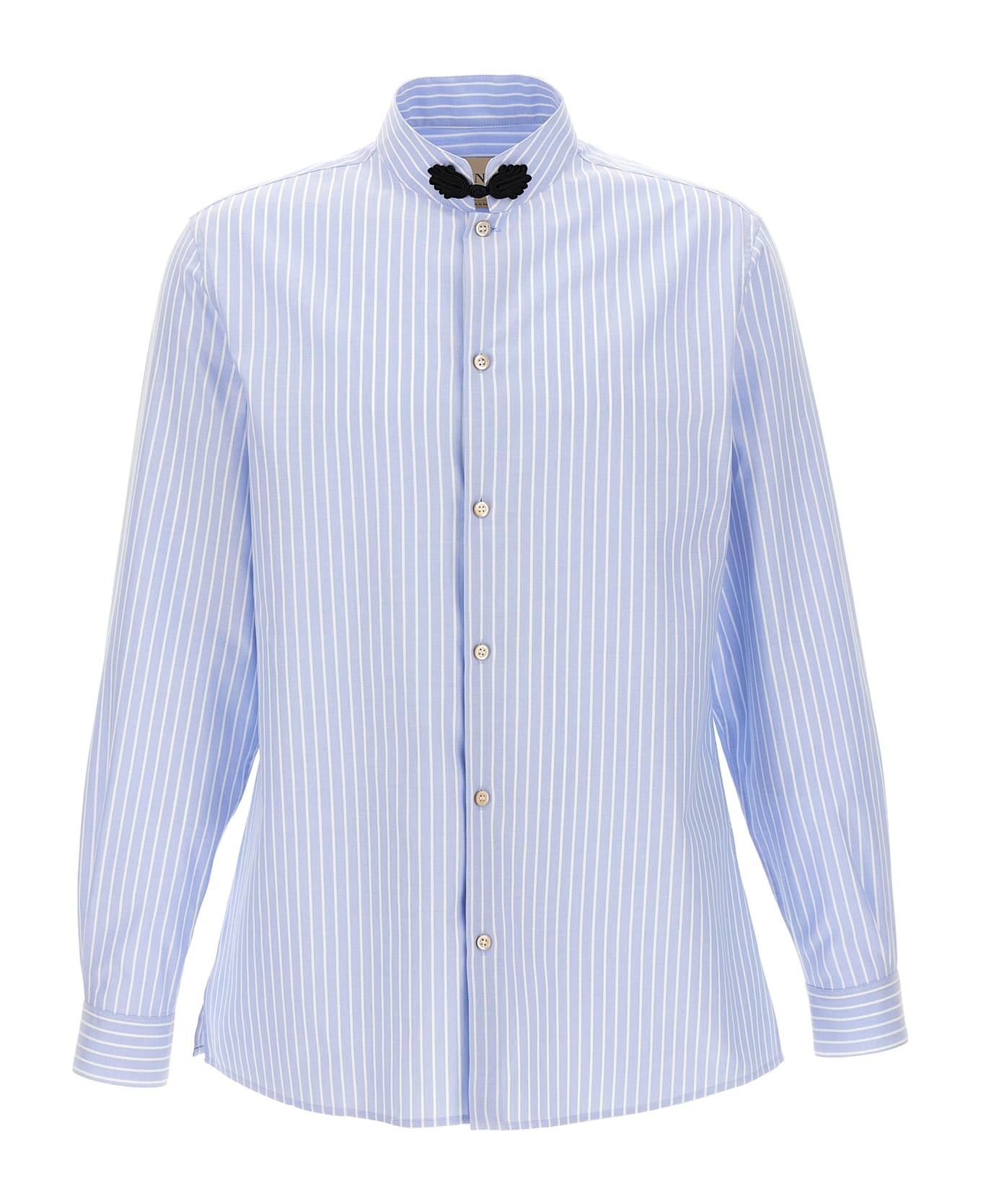 Valentino Garavani Striped Shirt - Light Blue