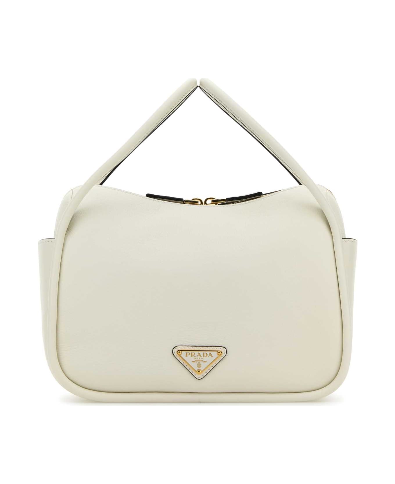 Prada White Leather Handbag - BIANCON