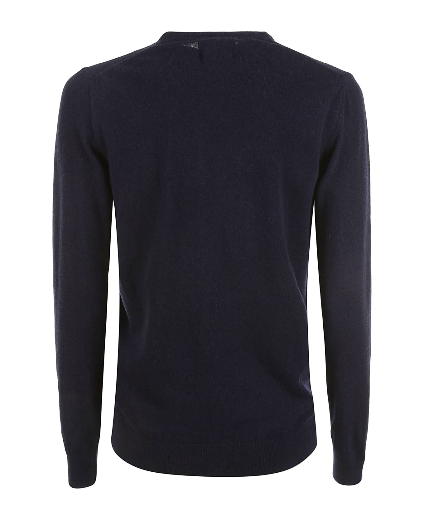 Barbour Logo Embroidered Crewneck Sweater - Navy