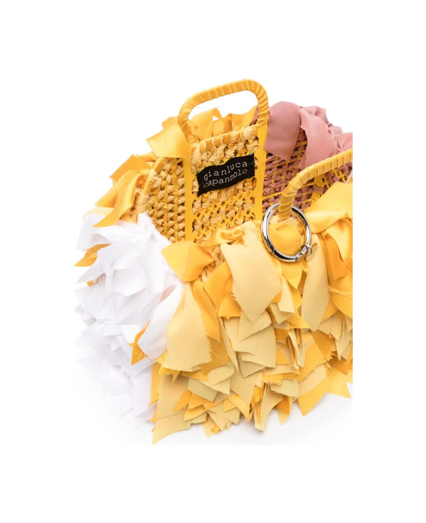 Gianluca Capannolo Tote Bag With Colour Block Design - Yellow バッグ