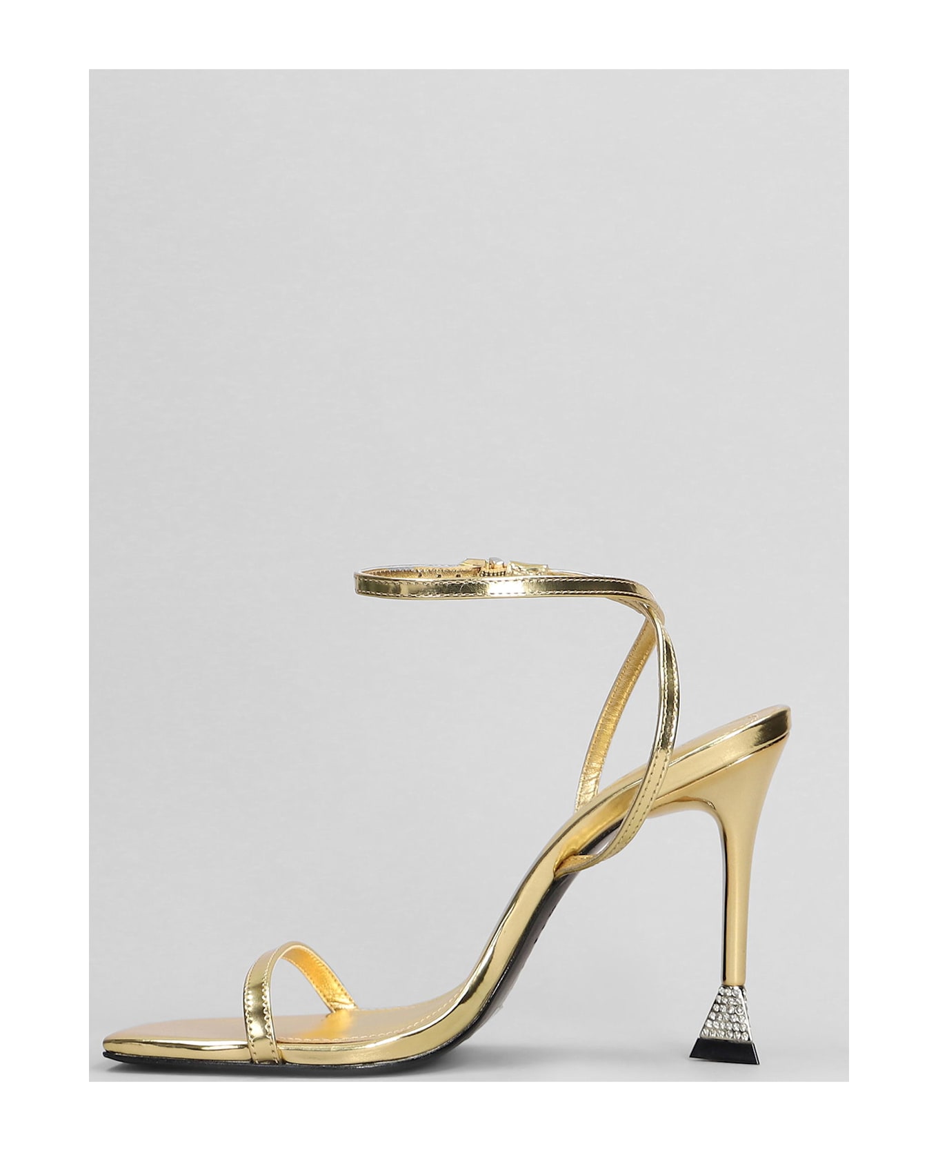 Schutz Joanna Sandals In Gold Leather - gold