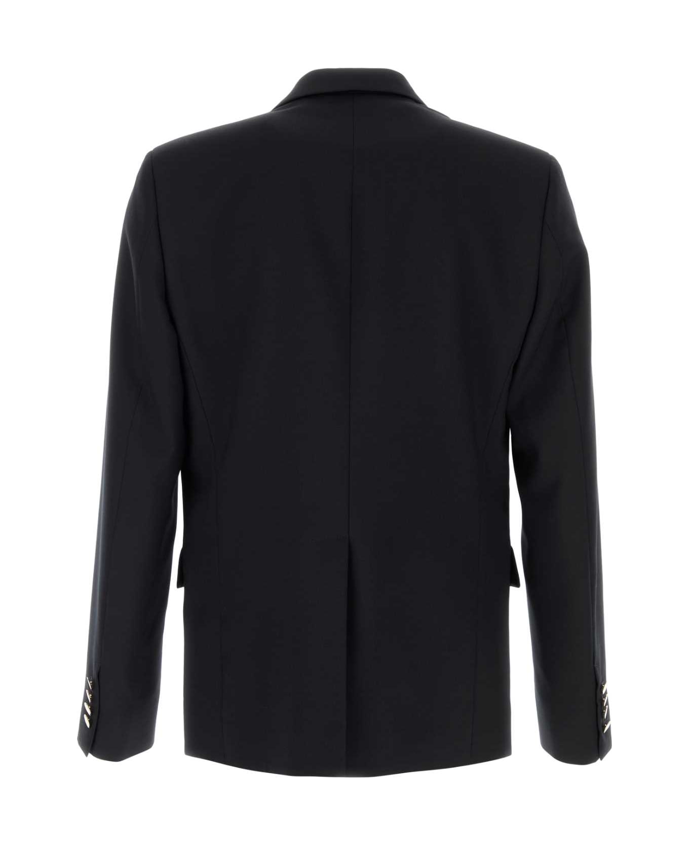 Gucci Midnight Blue Wool Blazer - BLUERED