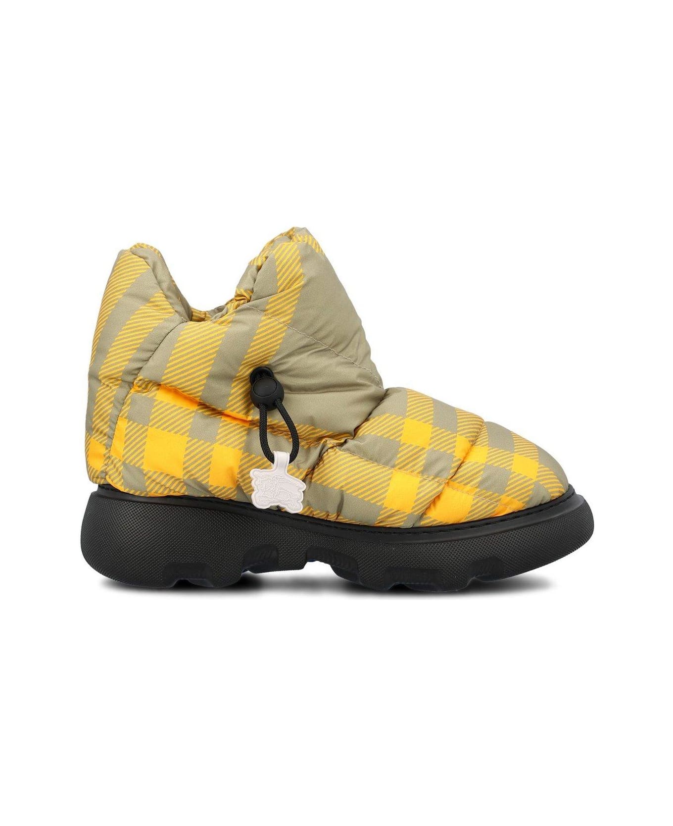 Burberry Check Pillow Padded Drawstring Snow Boots - HUNTER IP CHK ブーツ