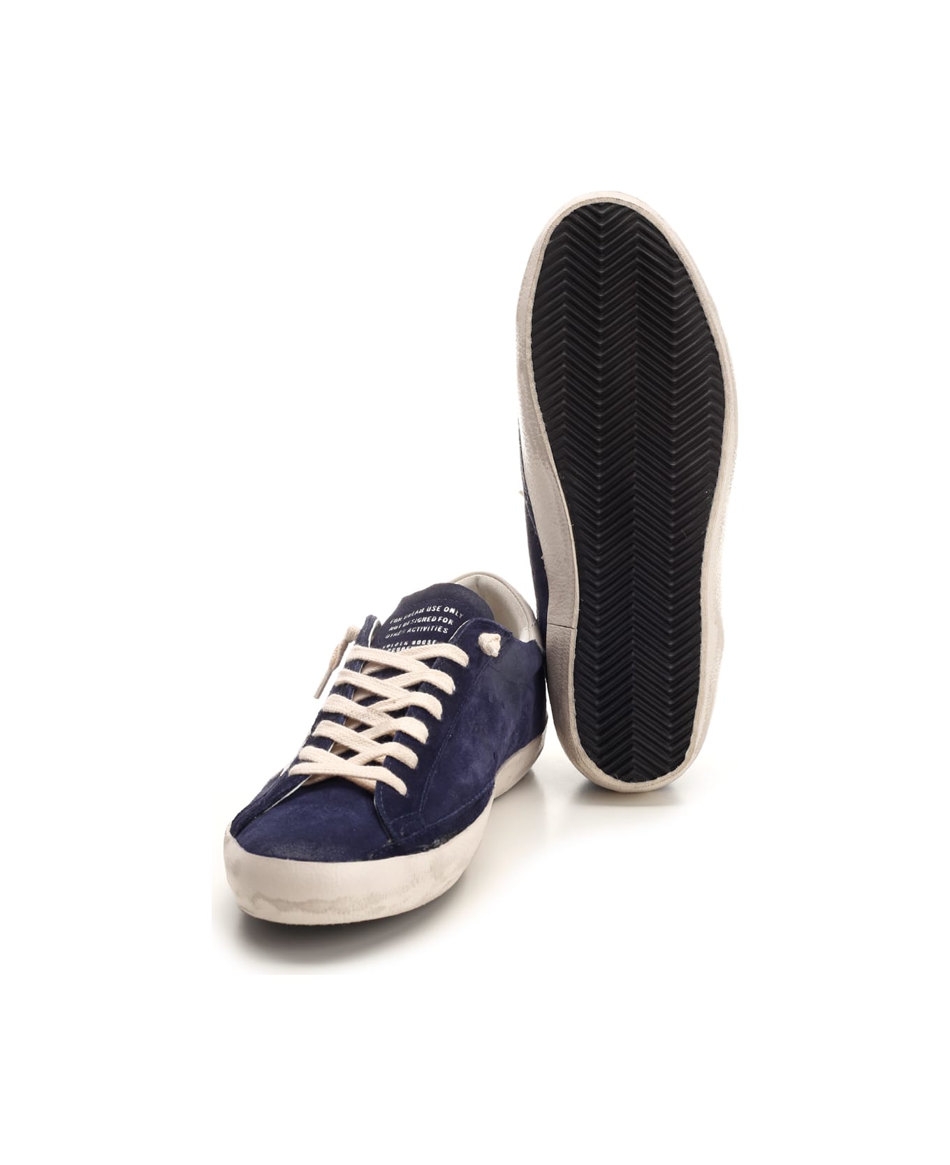 Golden Goose Super-star Classic Sneakers - BLUE/WHITE