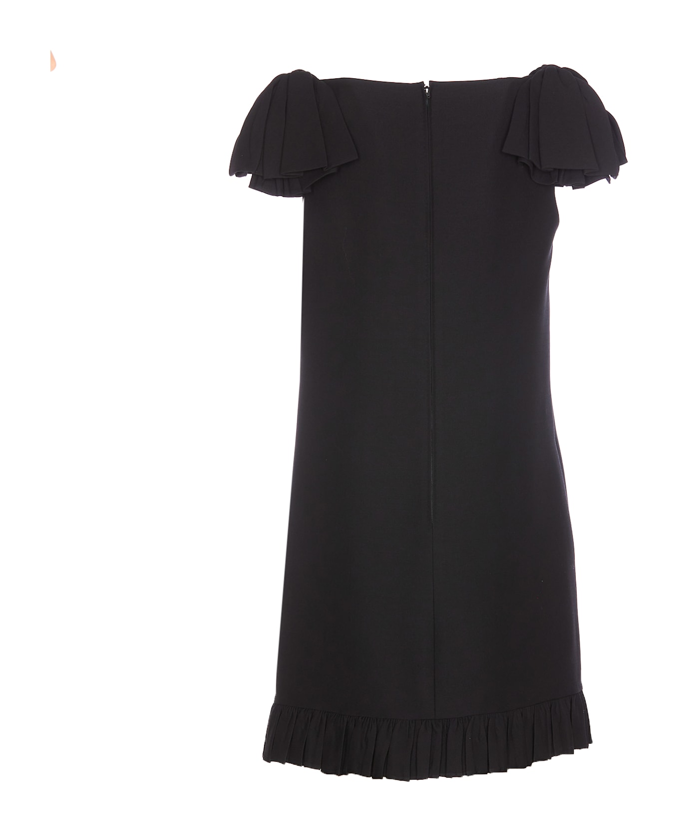 Valentino Garavani Crepe Couture Mini Dress - Black