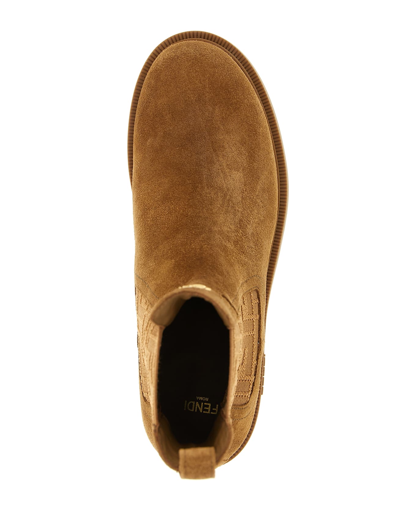 Fendi 'fendi Filo' Ankle Boots - Tyi Bronze Nocciola Tan