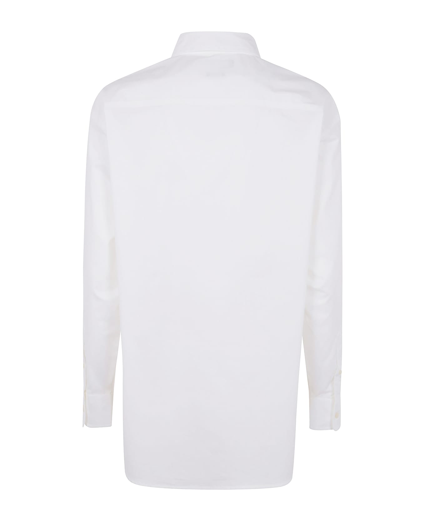 Ralph Lauren Kotta Long Sleeves Cutton Front Shirt - White