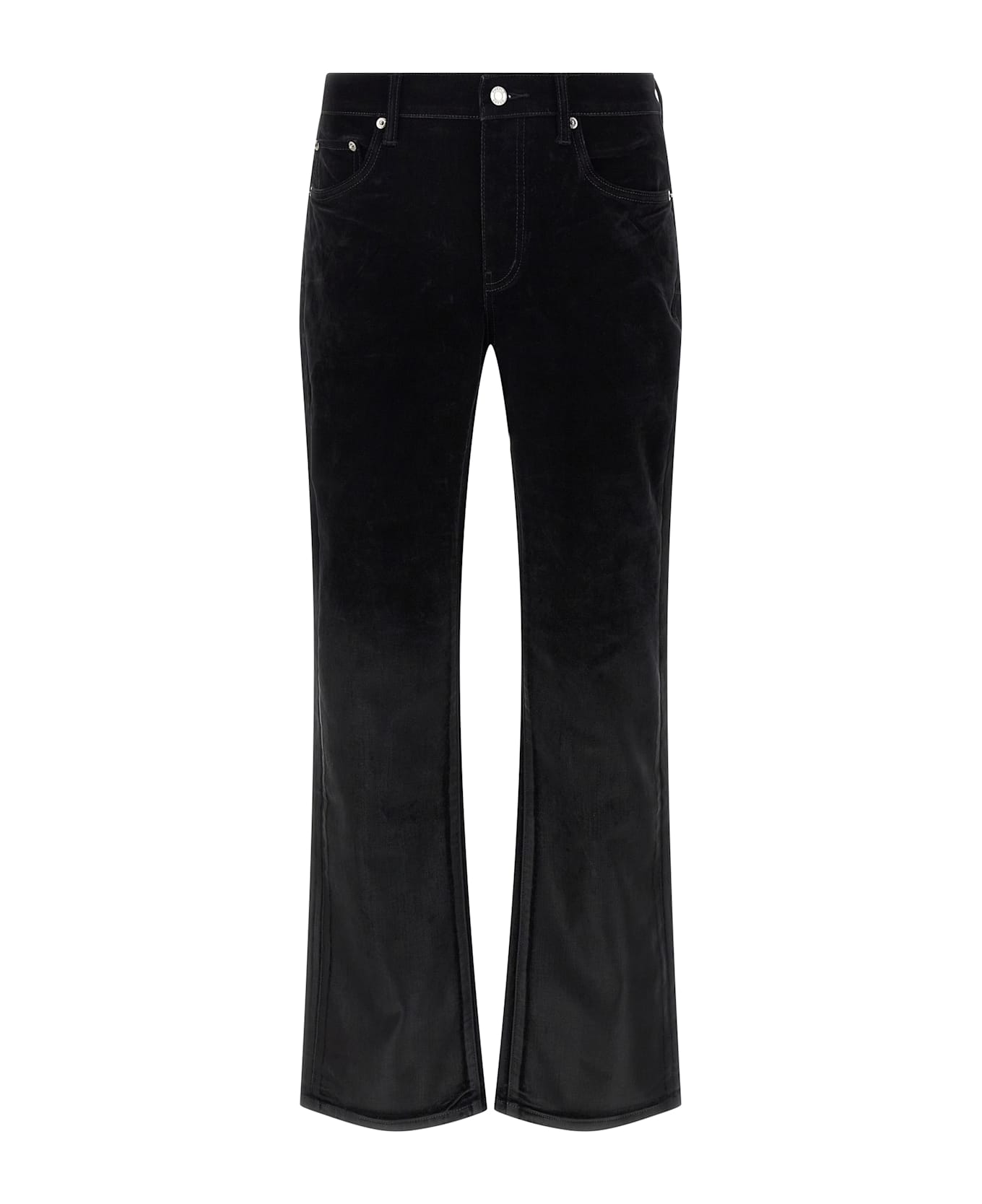 Purple Brand 
p004 Flare Flock Dipped
 Jeans - Black  