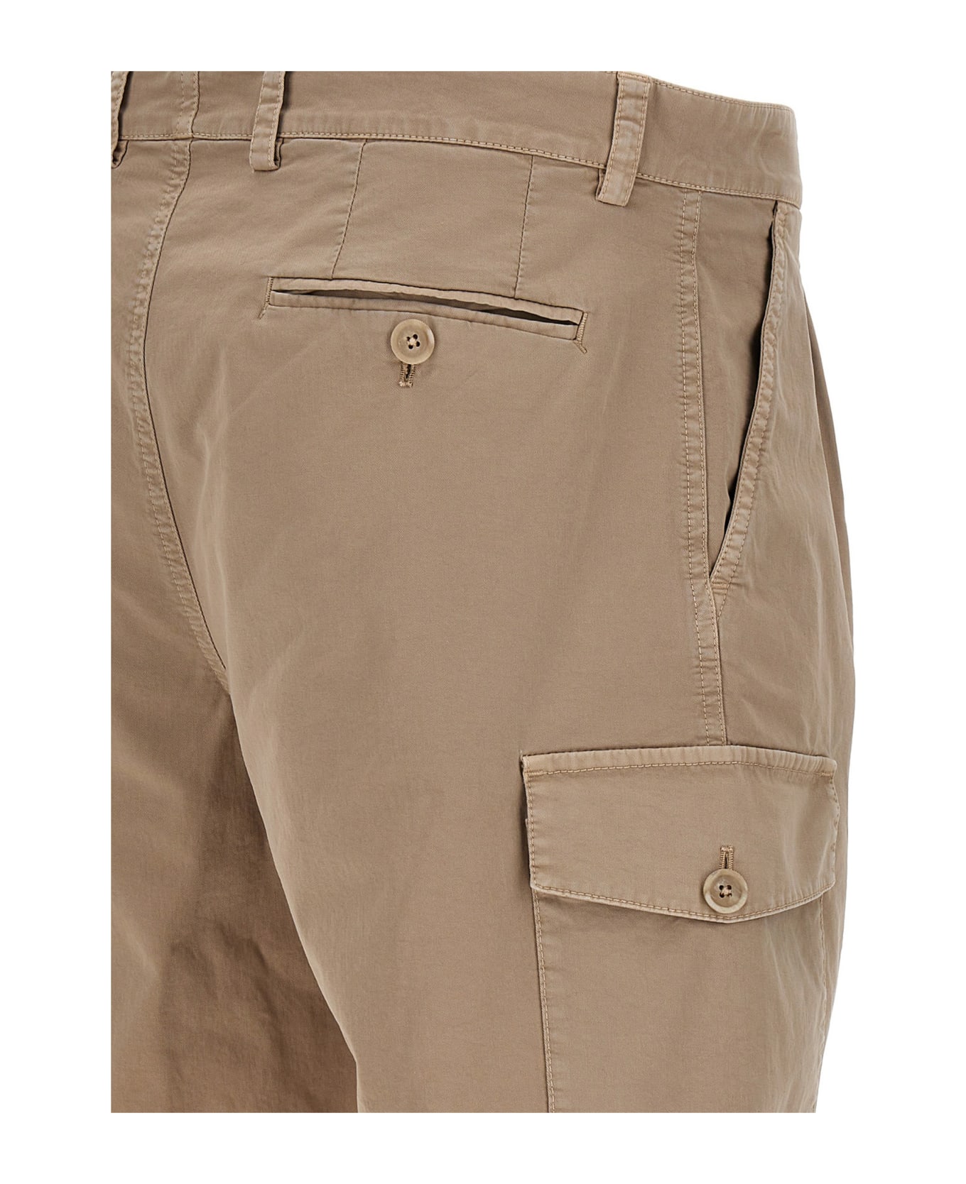 Dolce & Gabbana Pleated Bermuda Shorts - Beige ショートパンツ
