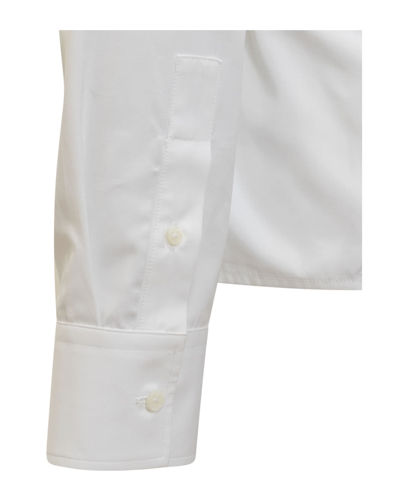 Off-White Popeline Shirt - WHITE シャツ