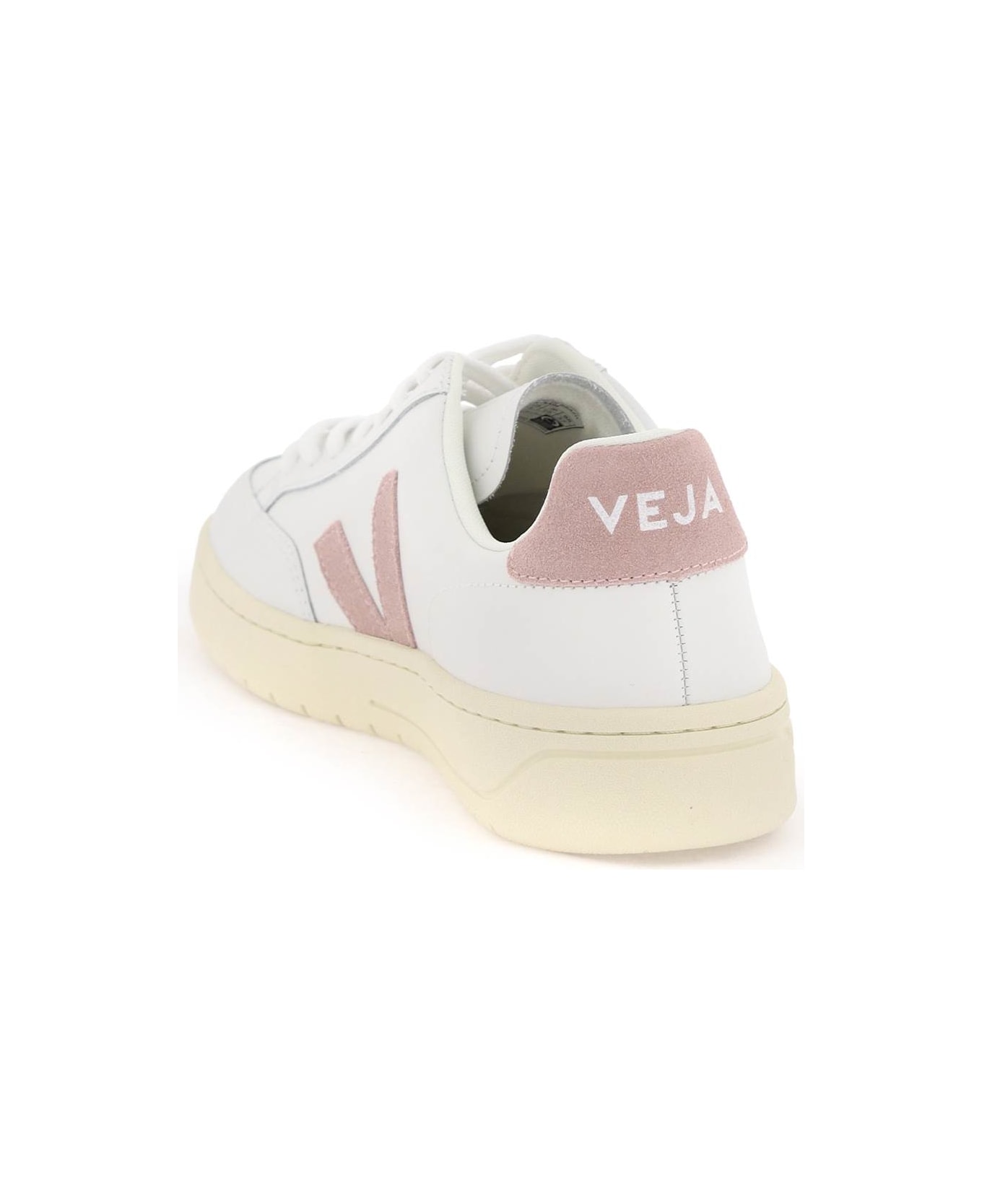 Veja Leather V-12 Sneakers - EXTRA WHITE BABE (White)