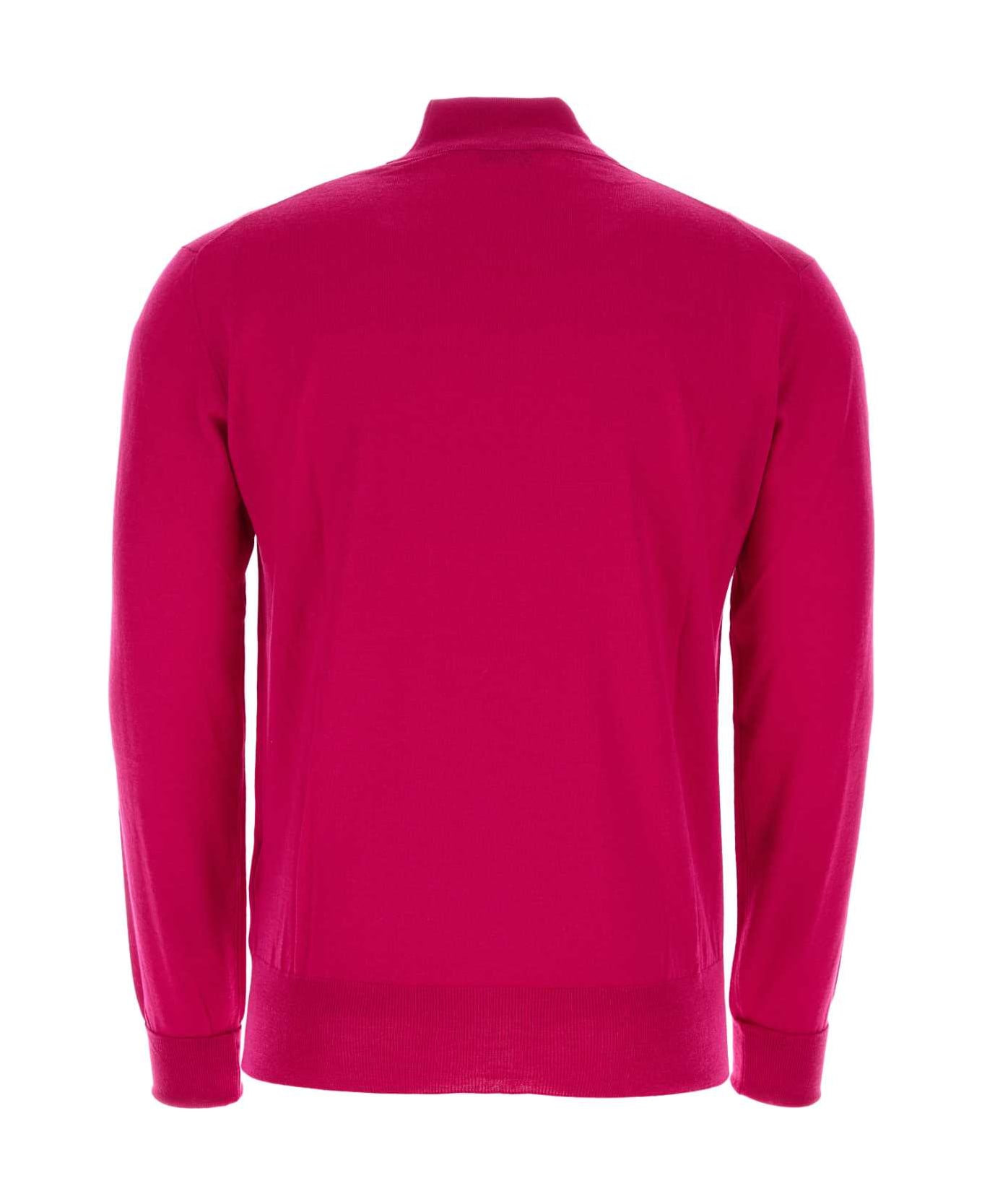 PT Torino Fuchsia Wool Sweater - 0885