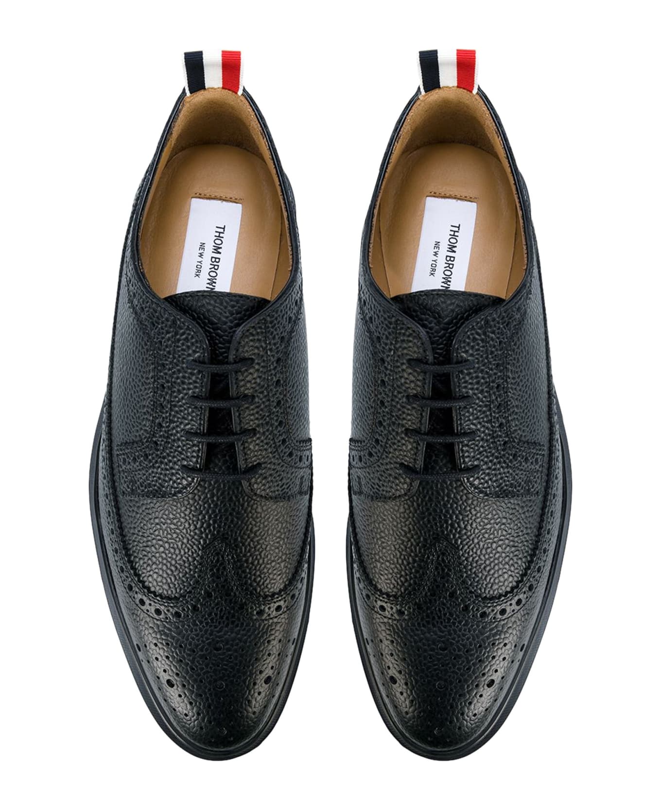 Thom Browne Long Wing Brogue Lace Up - Black レースアップシューズ