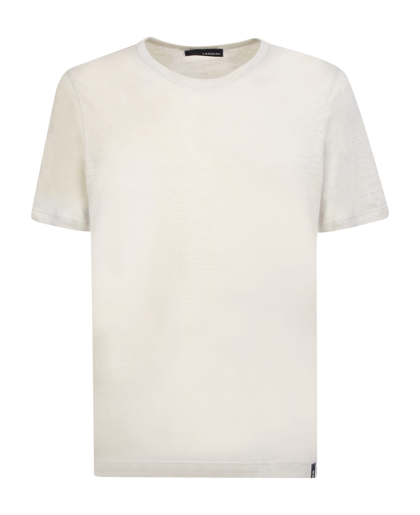Lardini Linen Cream T-shirt - White
